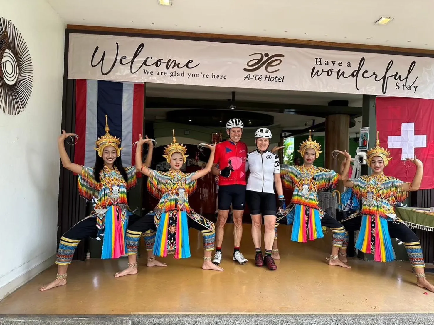 group of guests in A-Te Chumphon Hotel - SHA Plus