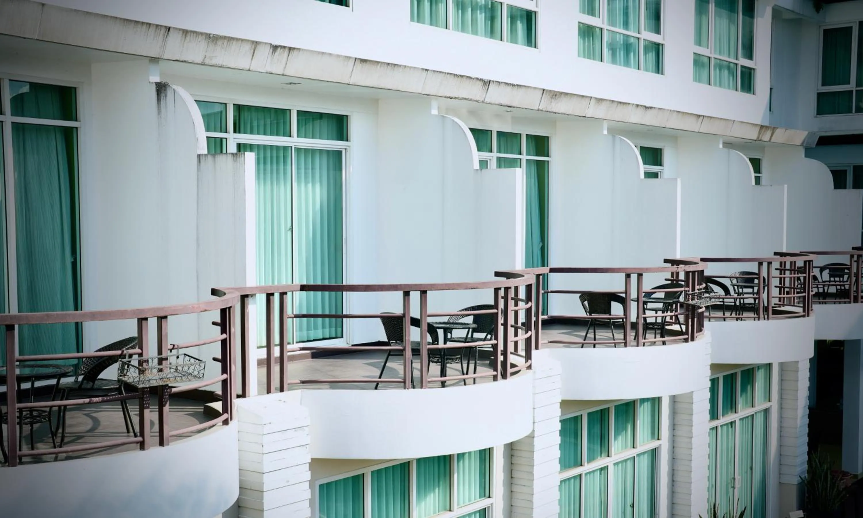 Balcony/Terrace in A-Te Chumphon Hotel - SHA Plus