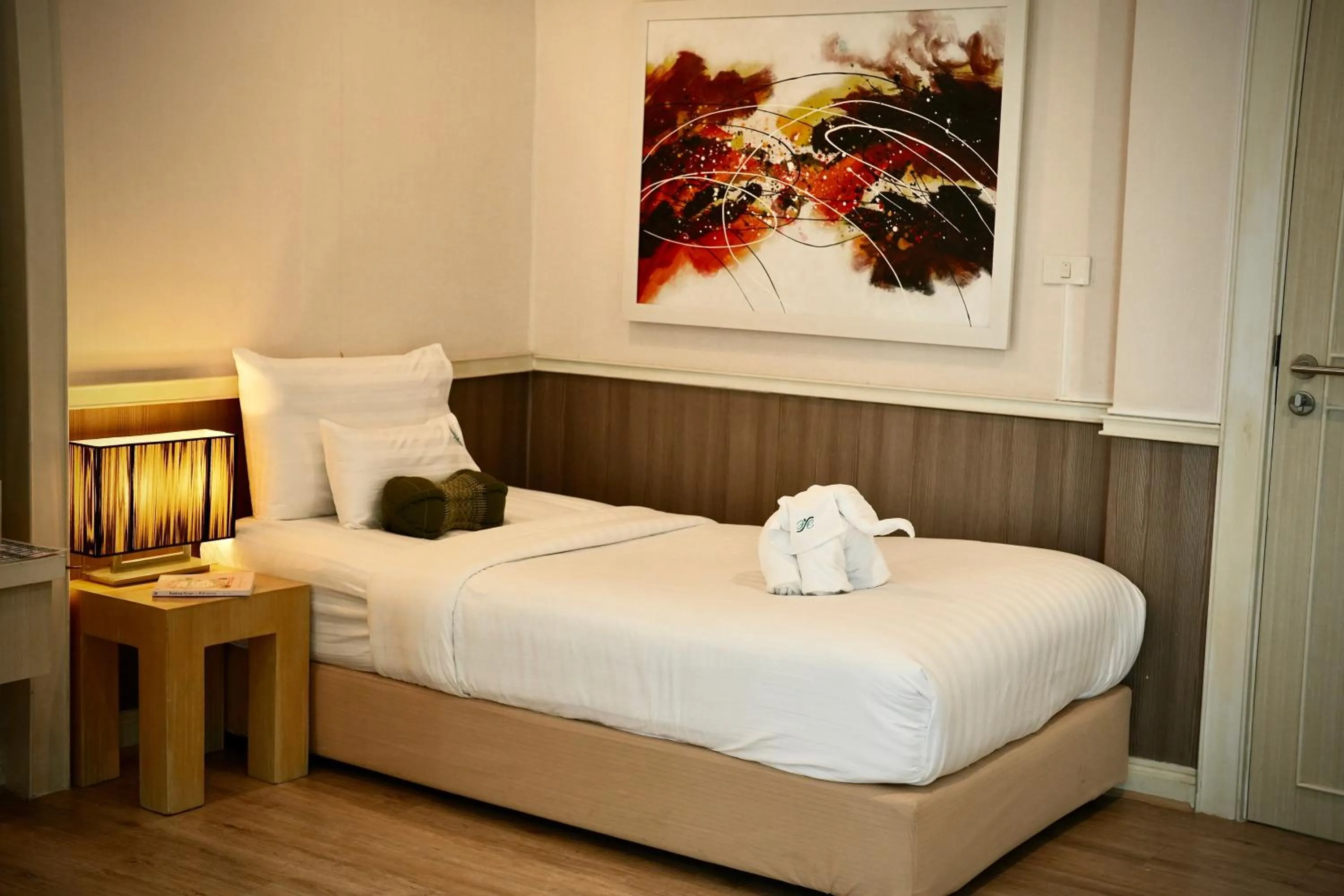 Bed in A-Te Chumphon Hotel - SHA Plus