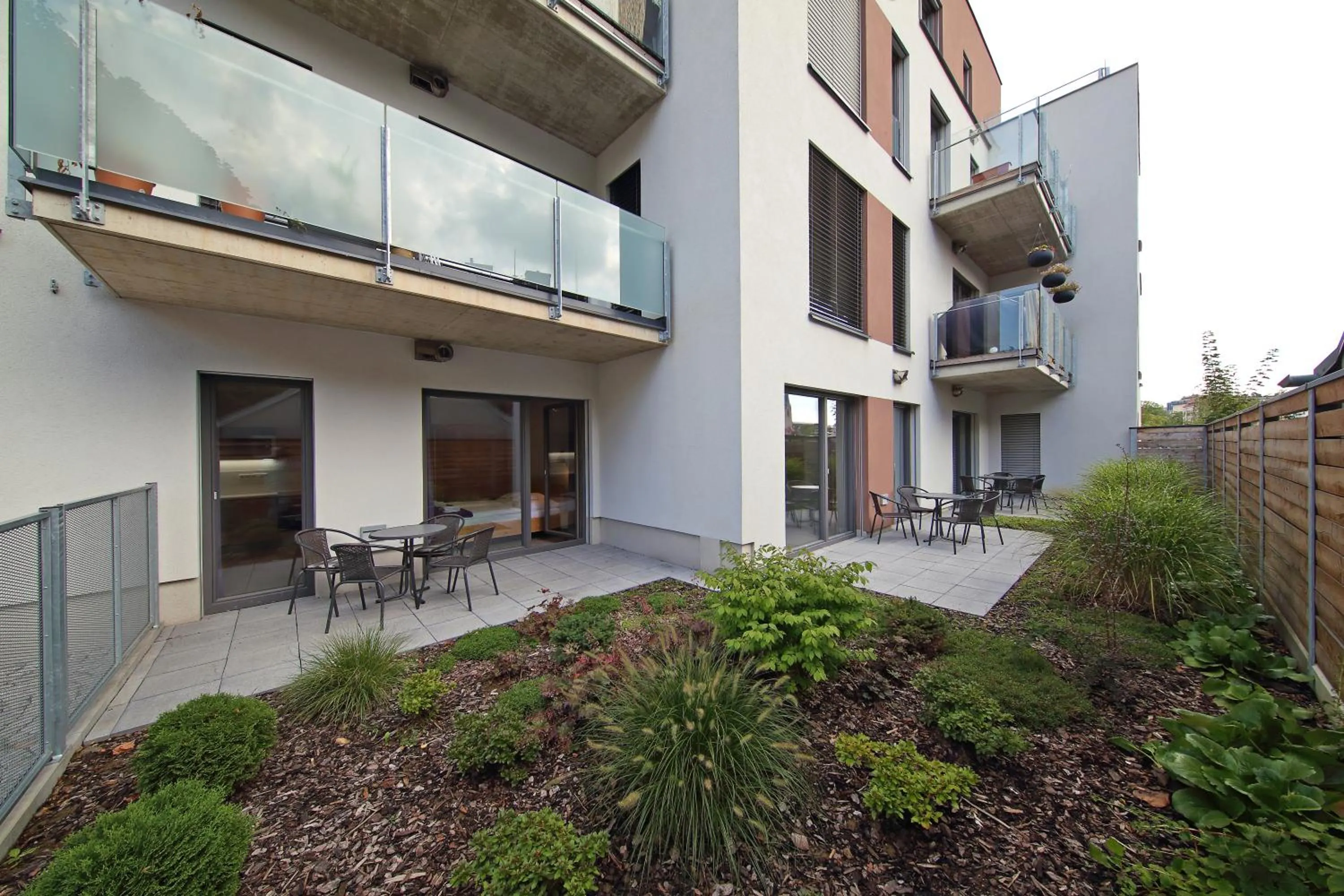 Balcony/Terrace in Apartmány Terasy Café