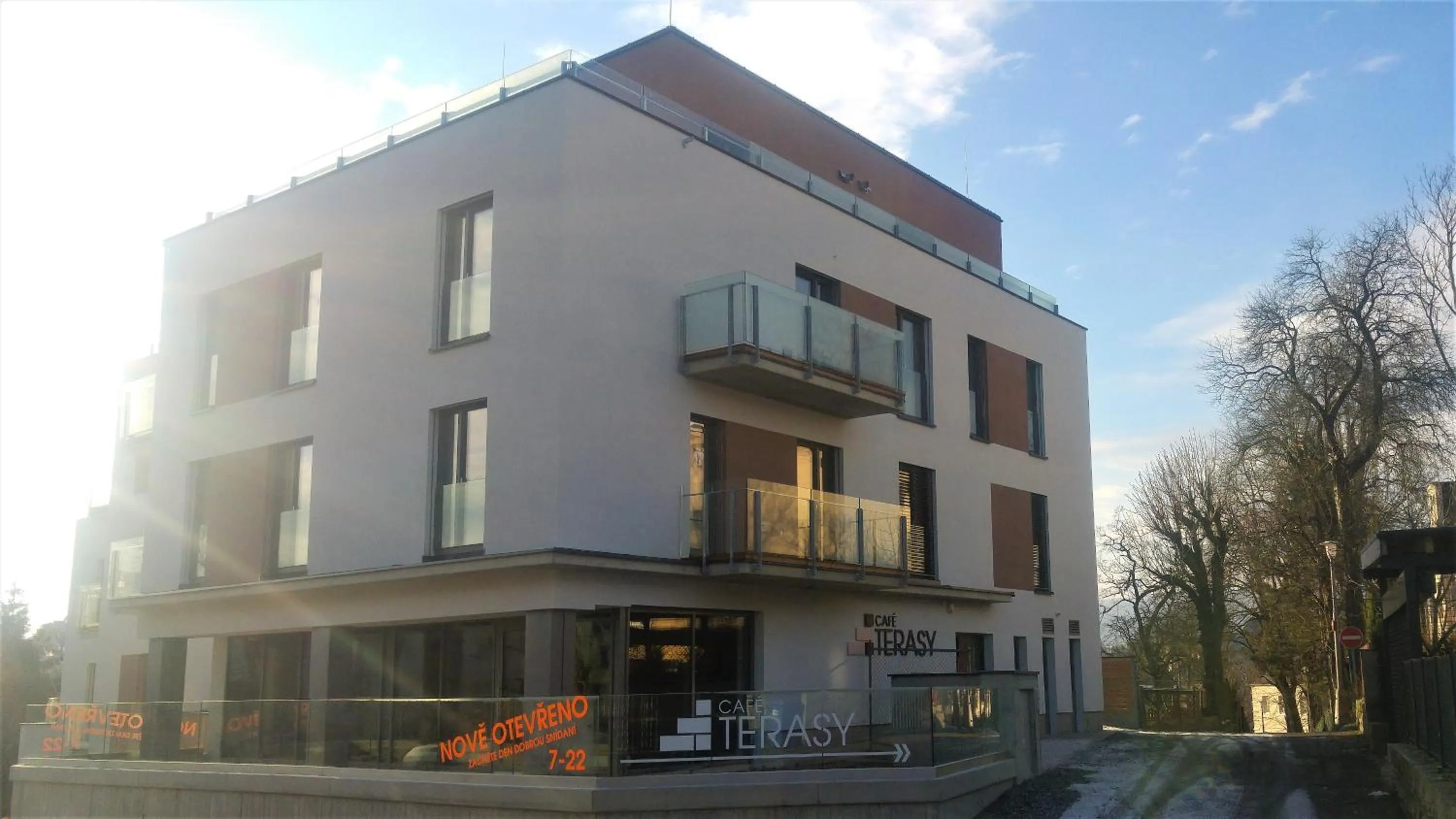 Facade/entrance in Apartmány Terasy Café