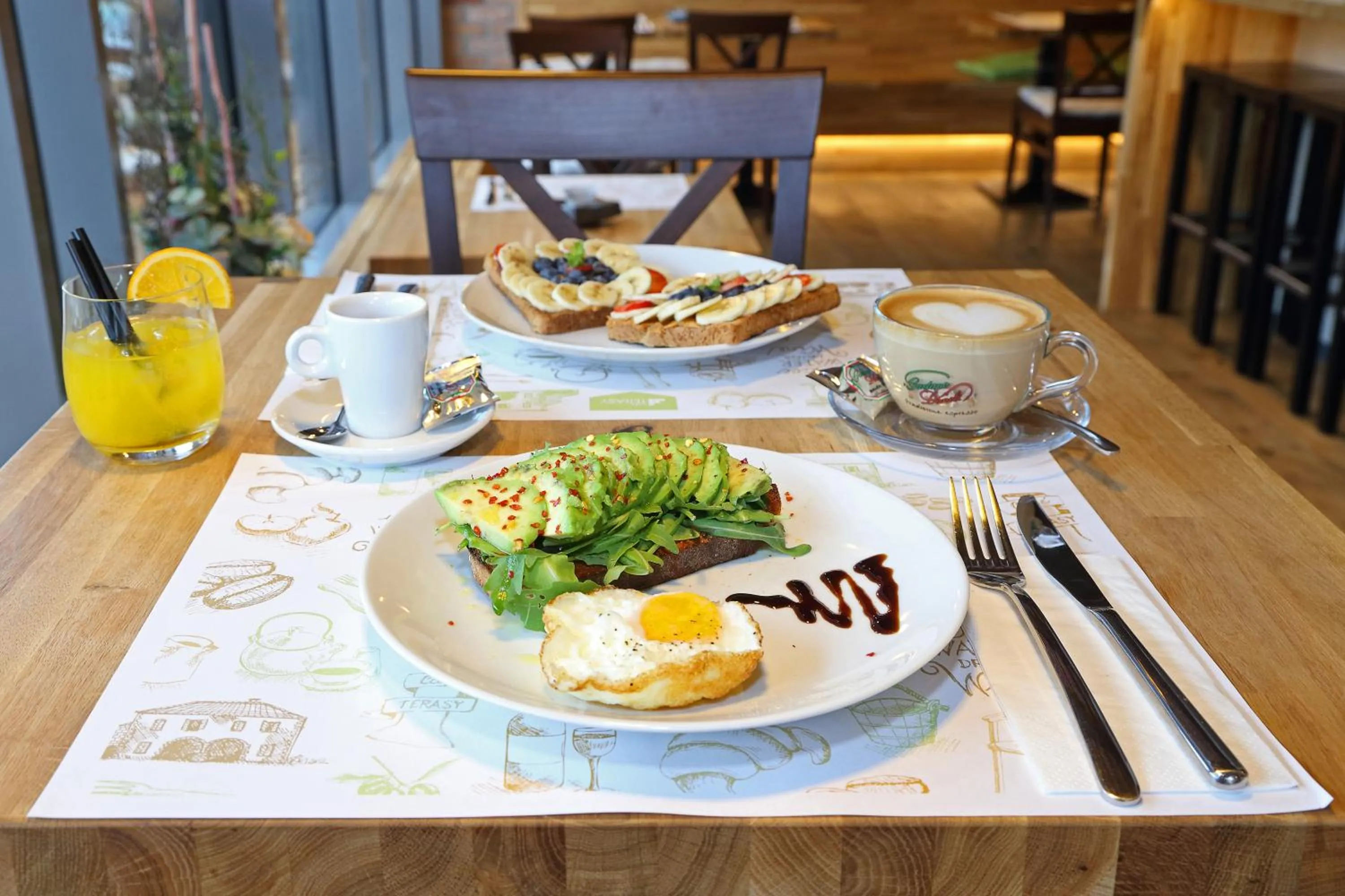 Food close-up in Apartmány Terasy Café