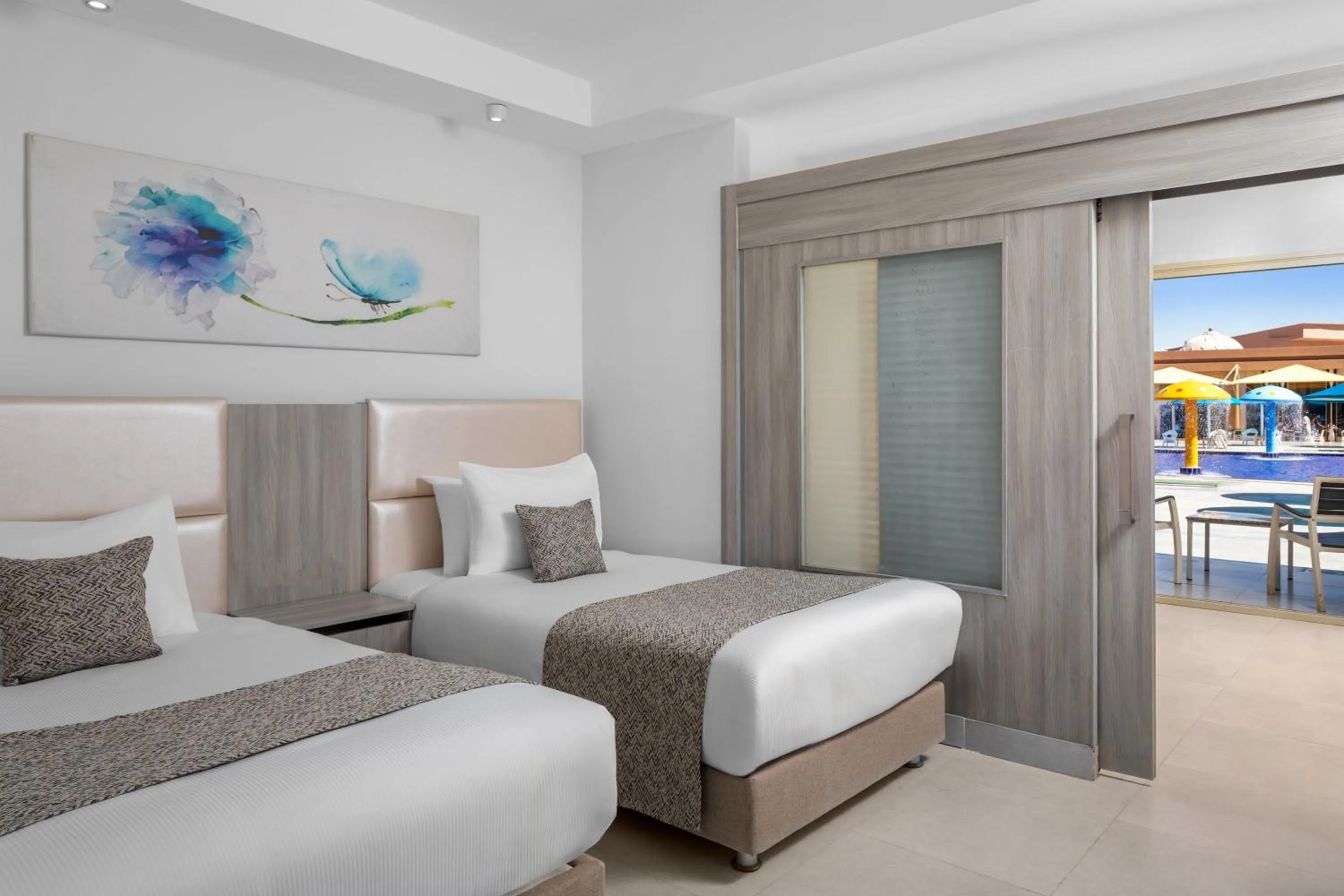 Bed in Pickalbatros Jungle Aqua Park - Neverland Hurghada