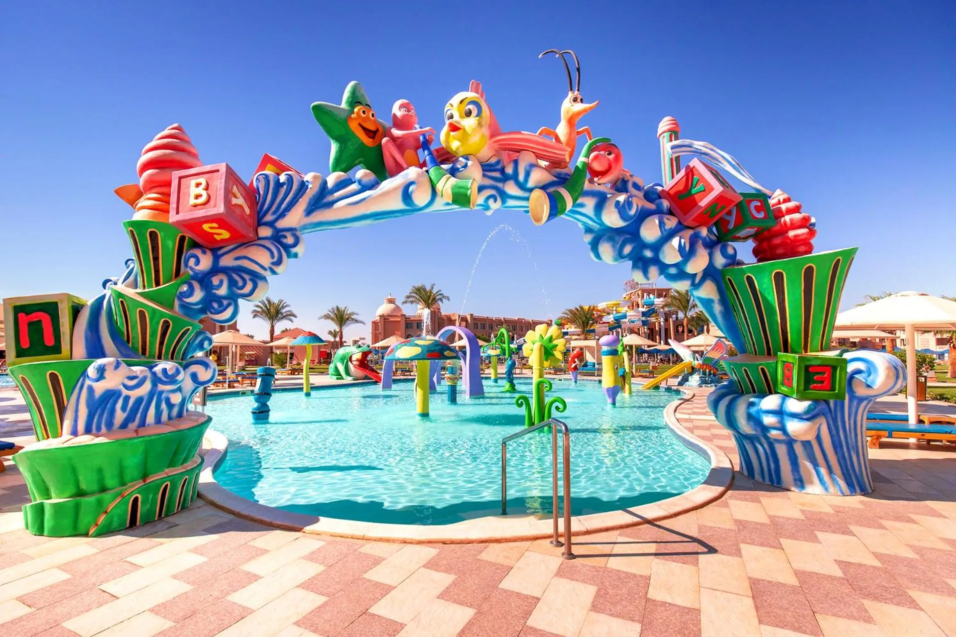Aqua park in Pickalbatros Aqua Blu Resort - Hurghada