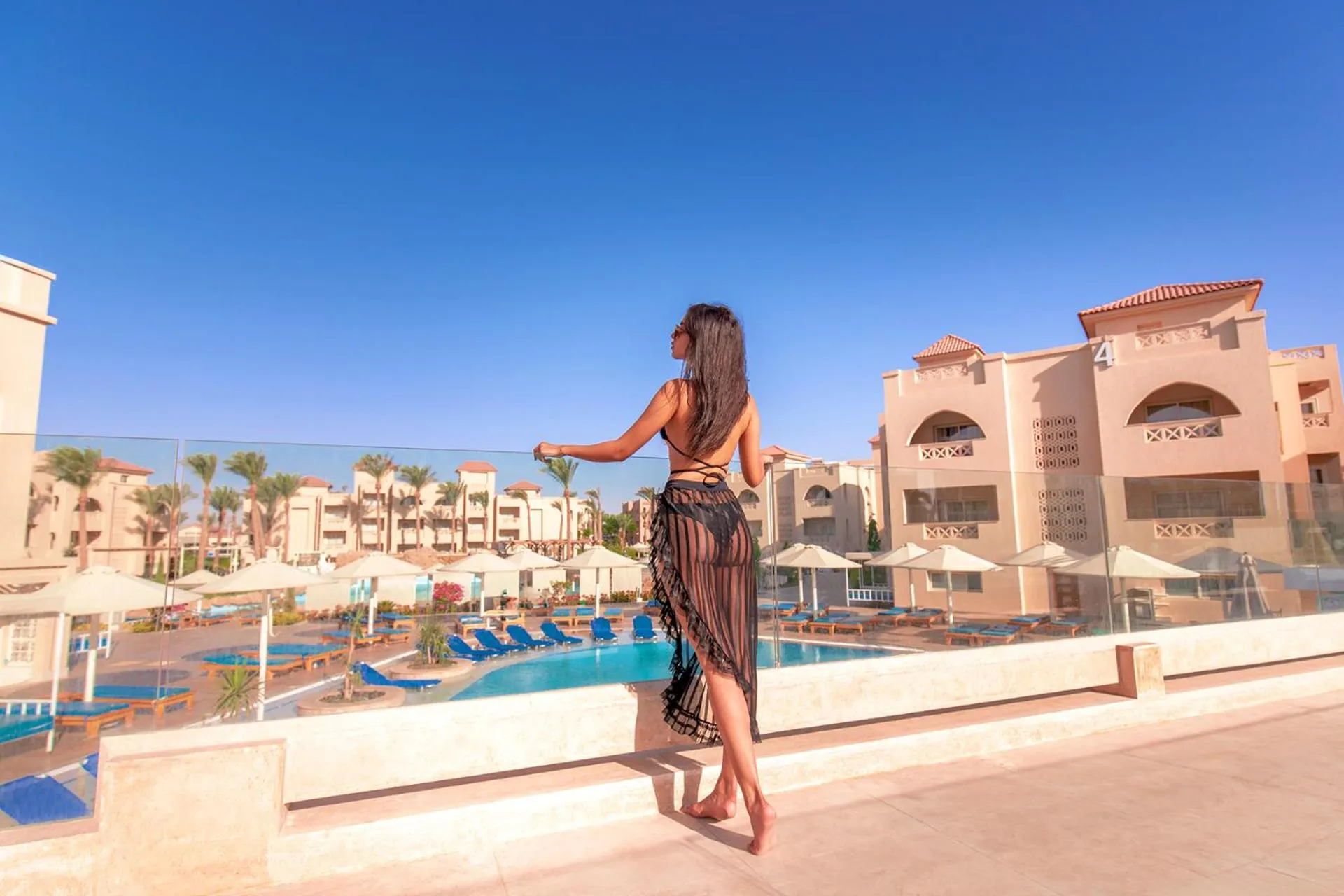 Day in Pickalbatros Aqua Blu Resort - Hurghada