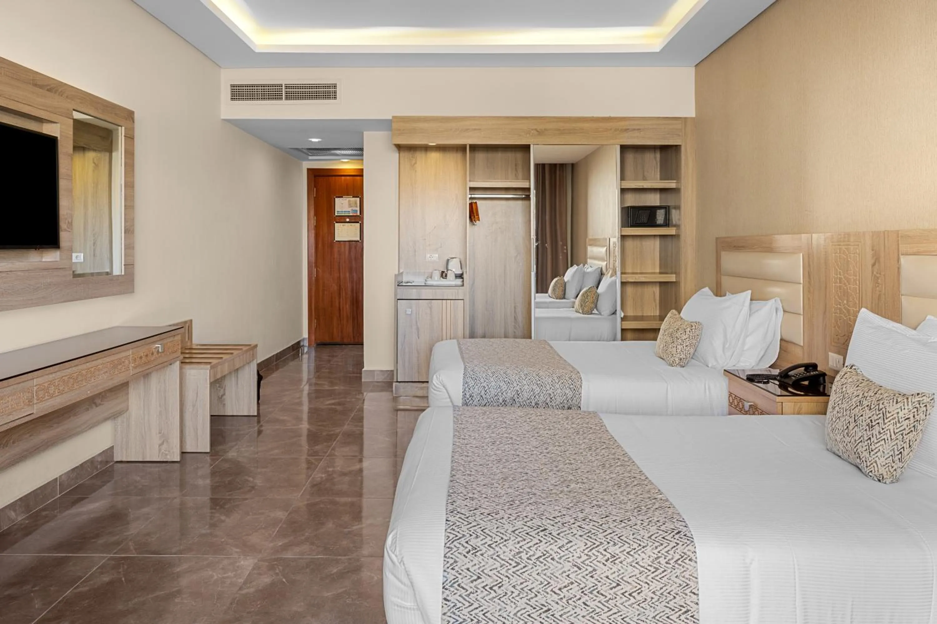 Bed in Pickalbatros Aqua Blu Resort - Hurghada