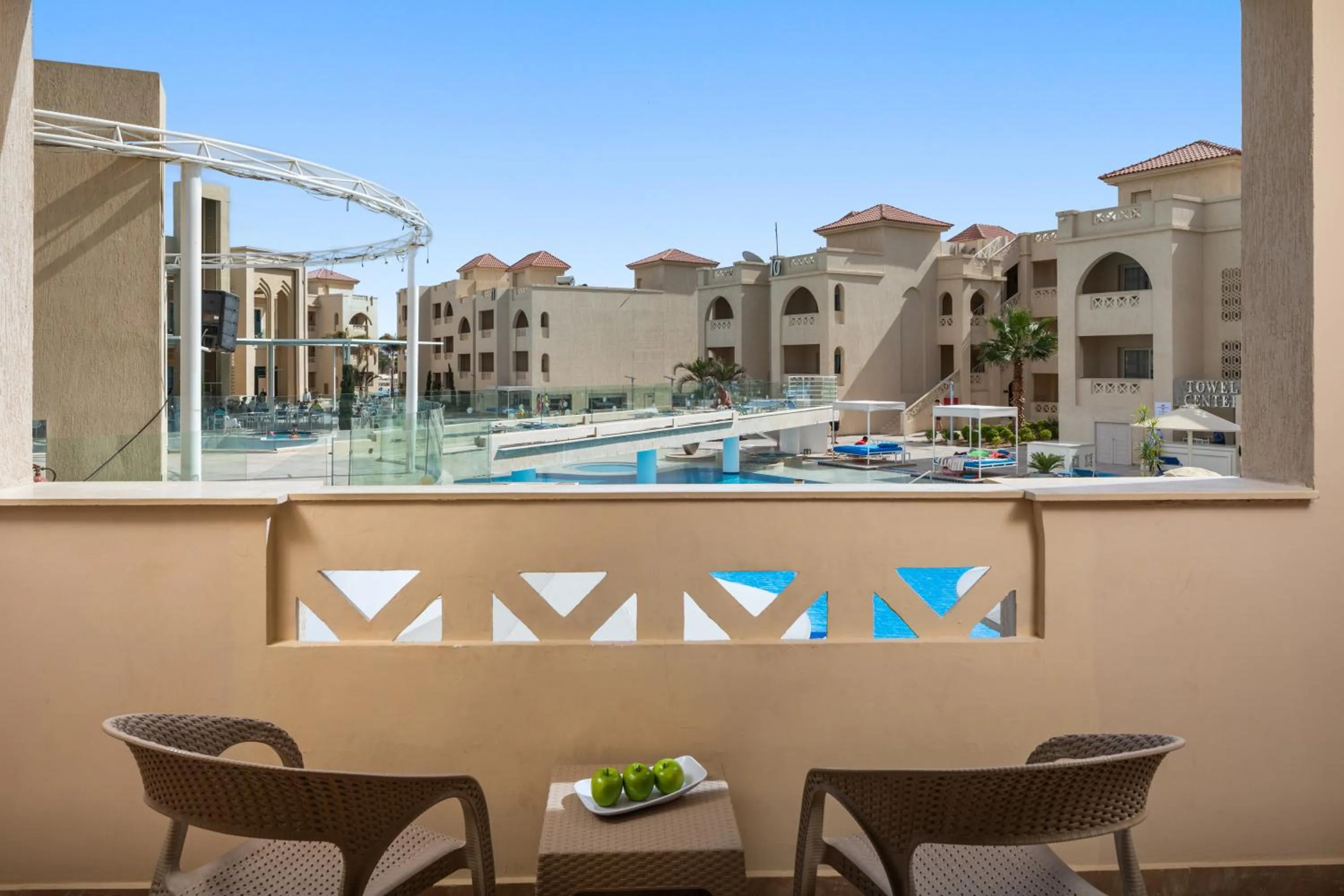 Balcony/Terrace in Pickalbatros Aqua Blu Resort - Hurghada