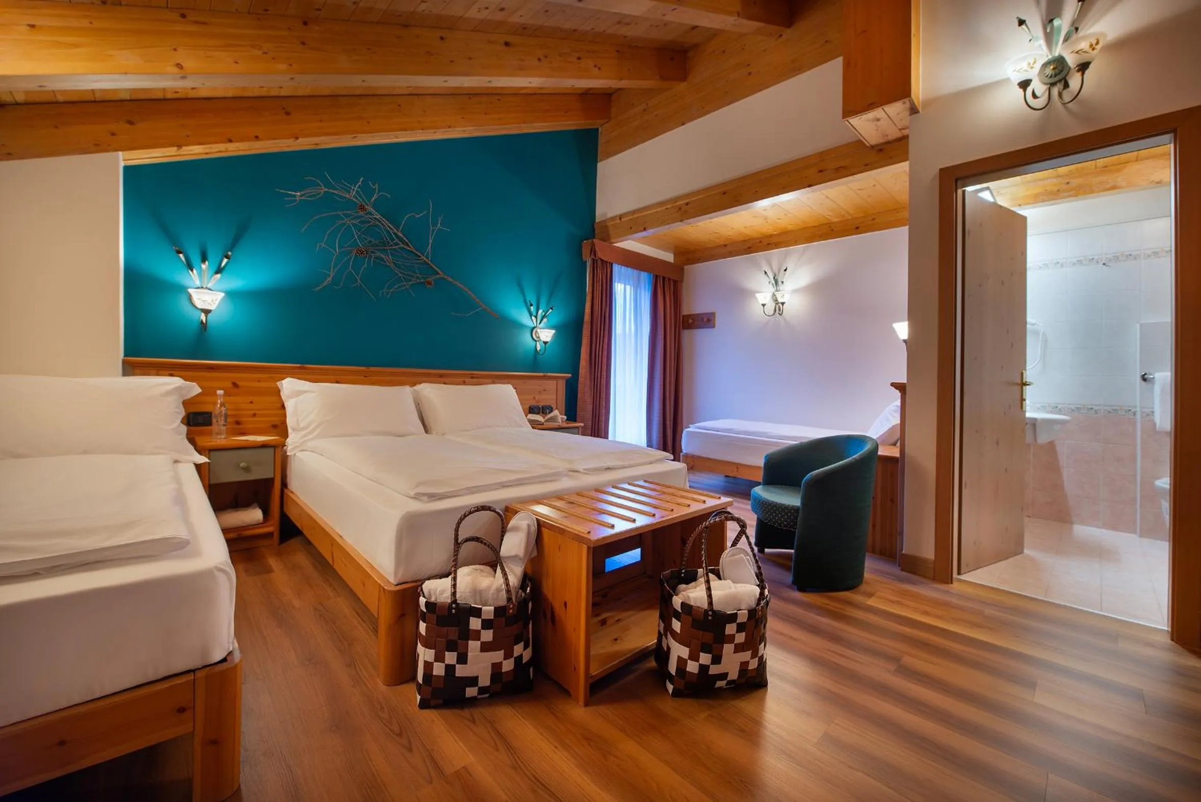 Bed in Hotel Primula