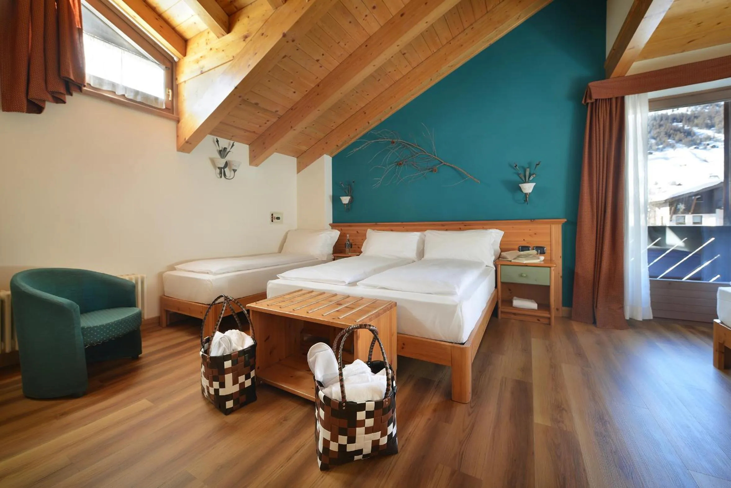 Bed in Hotel Primula