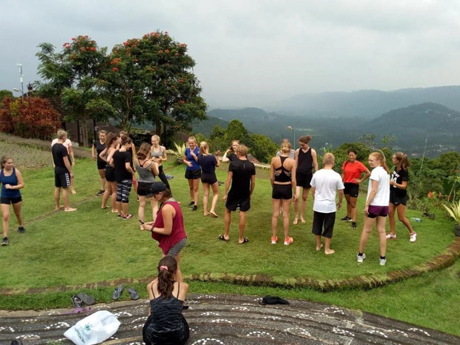 group of guests in Puri Lumbung Cottages Restaurant & Spa Munduk