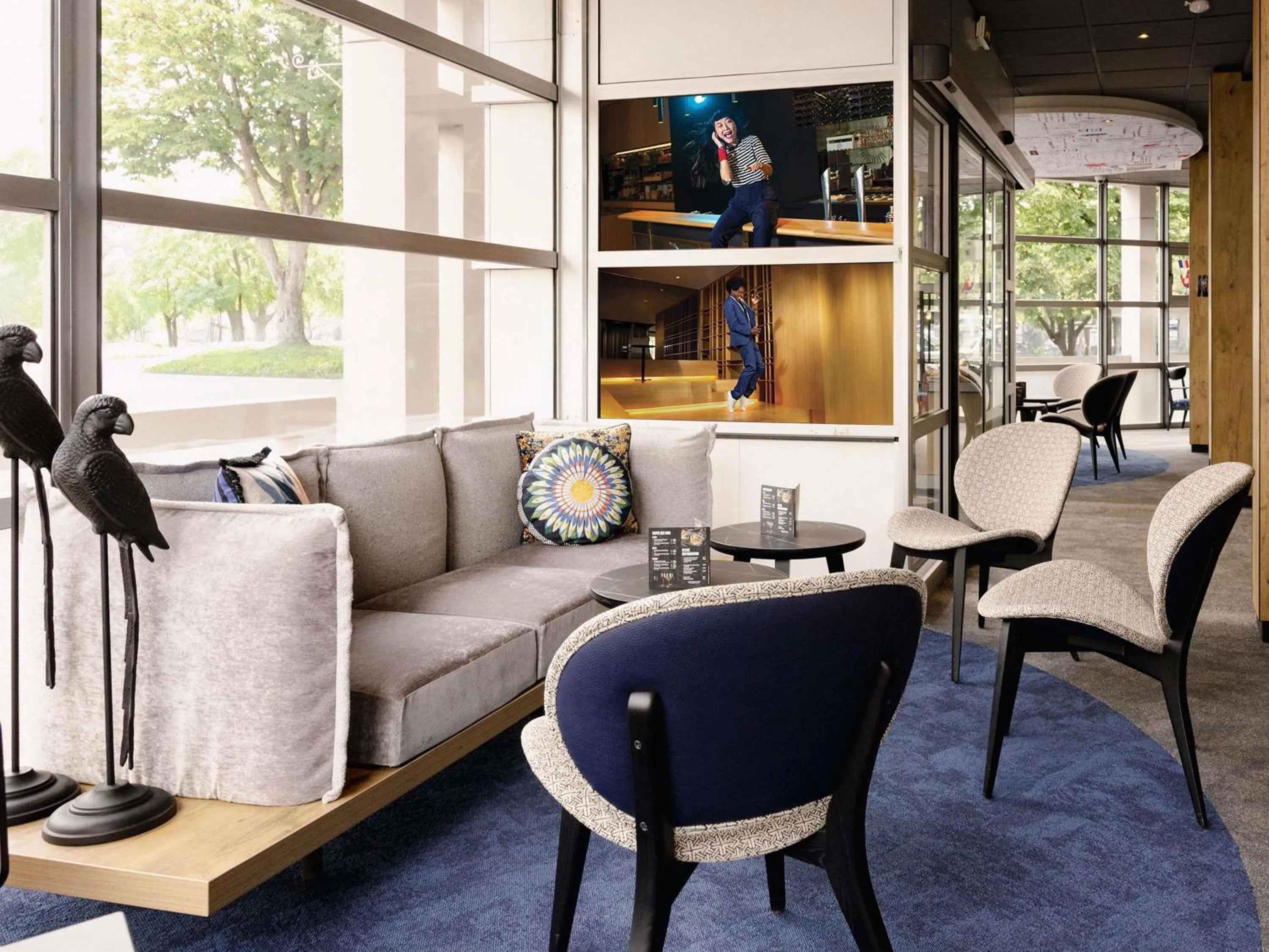 Lounge or bar in ibis Nancy Centre Stanislas