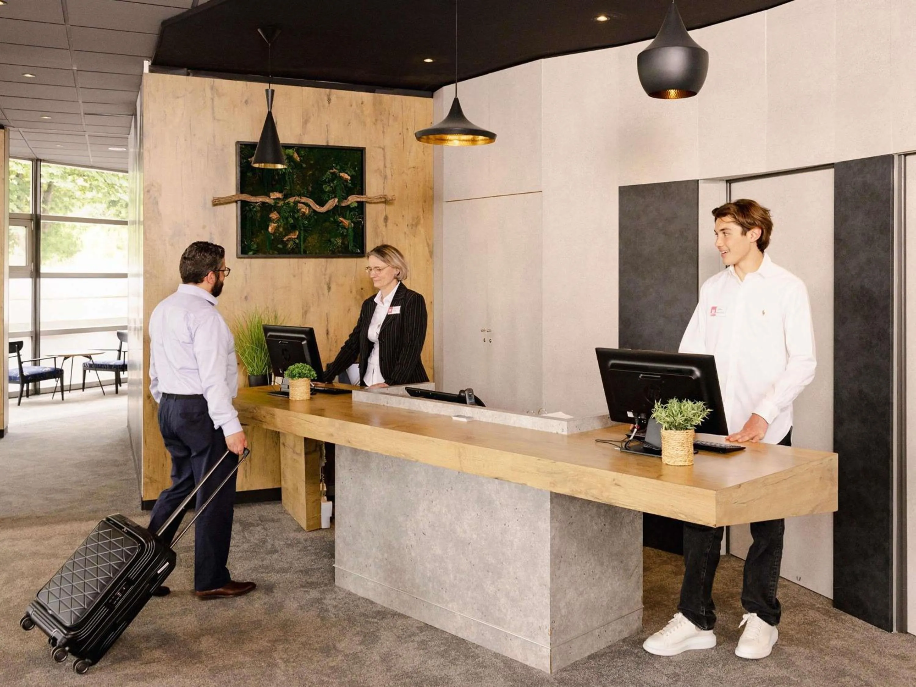 Lounge or bar in ibis Nancy Centre Stanislas