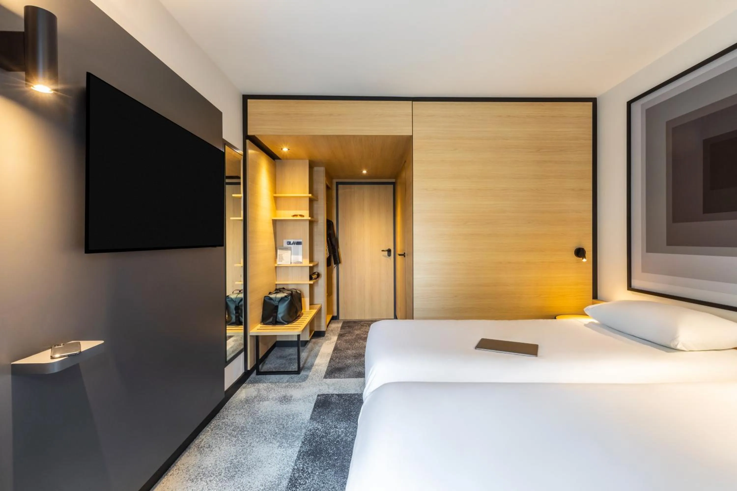 Bed in ibis Nancy Centre Stanislas