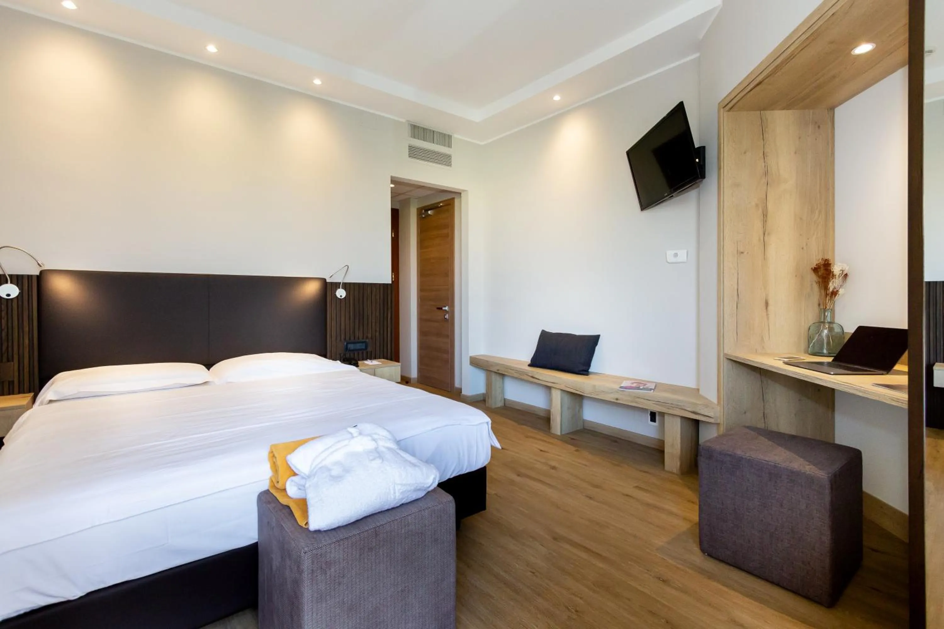 Bed in Hotel Terme Leonardo