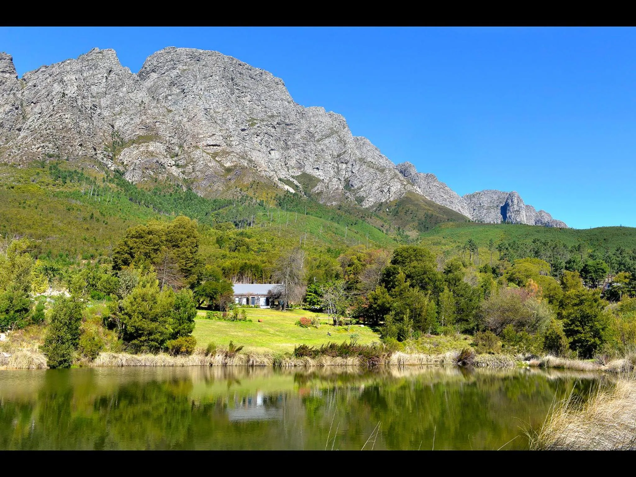 Garden view in Umami Mountain Retreat
