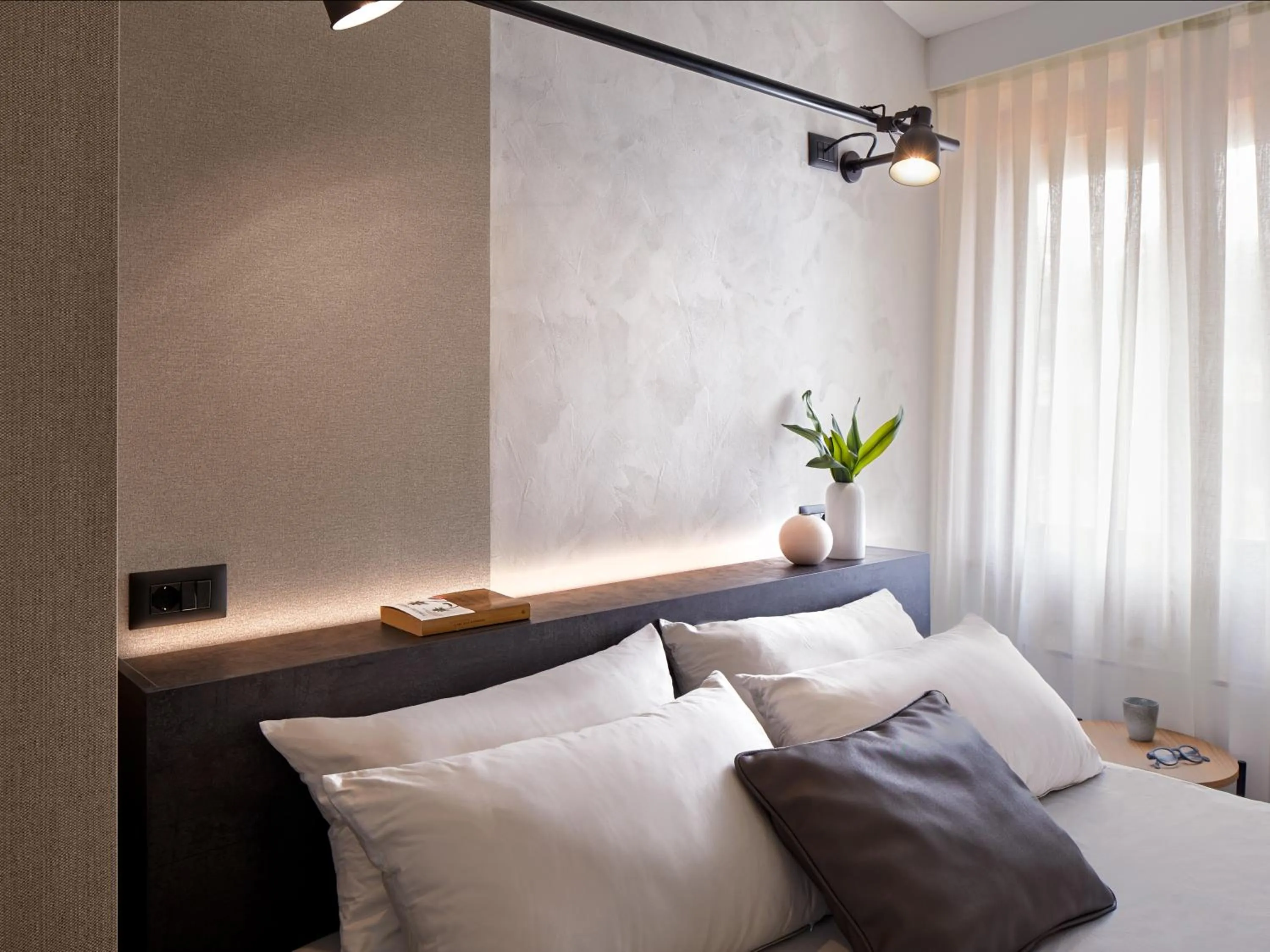 Bed in Hotel Antica Fonte