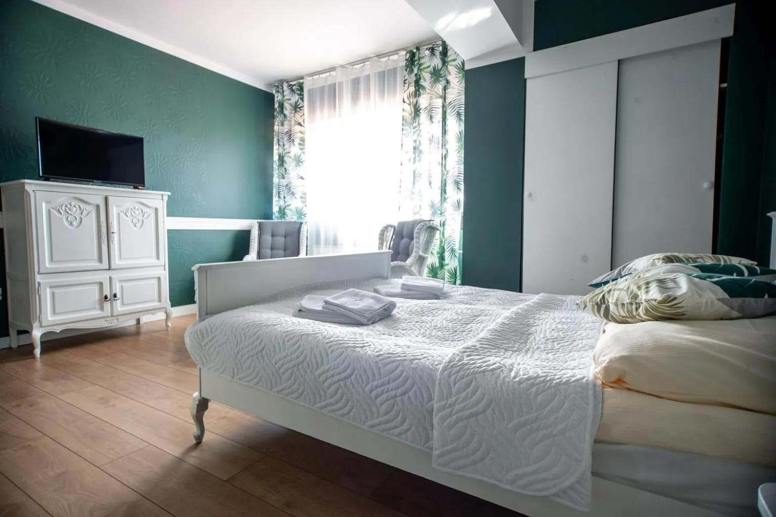 Bed in Hotel Zajazd Tumidaj