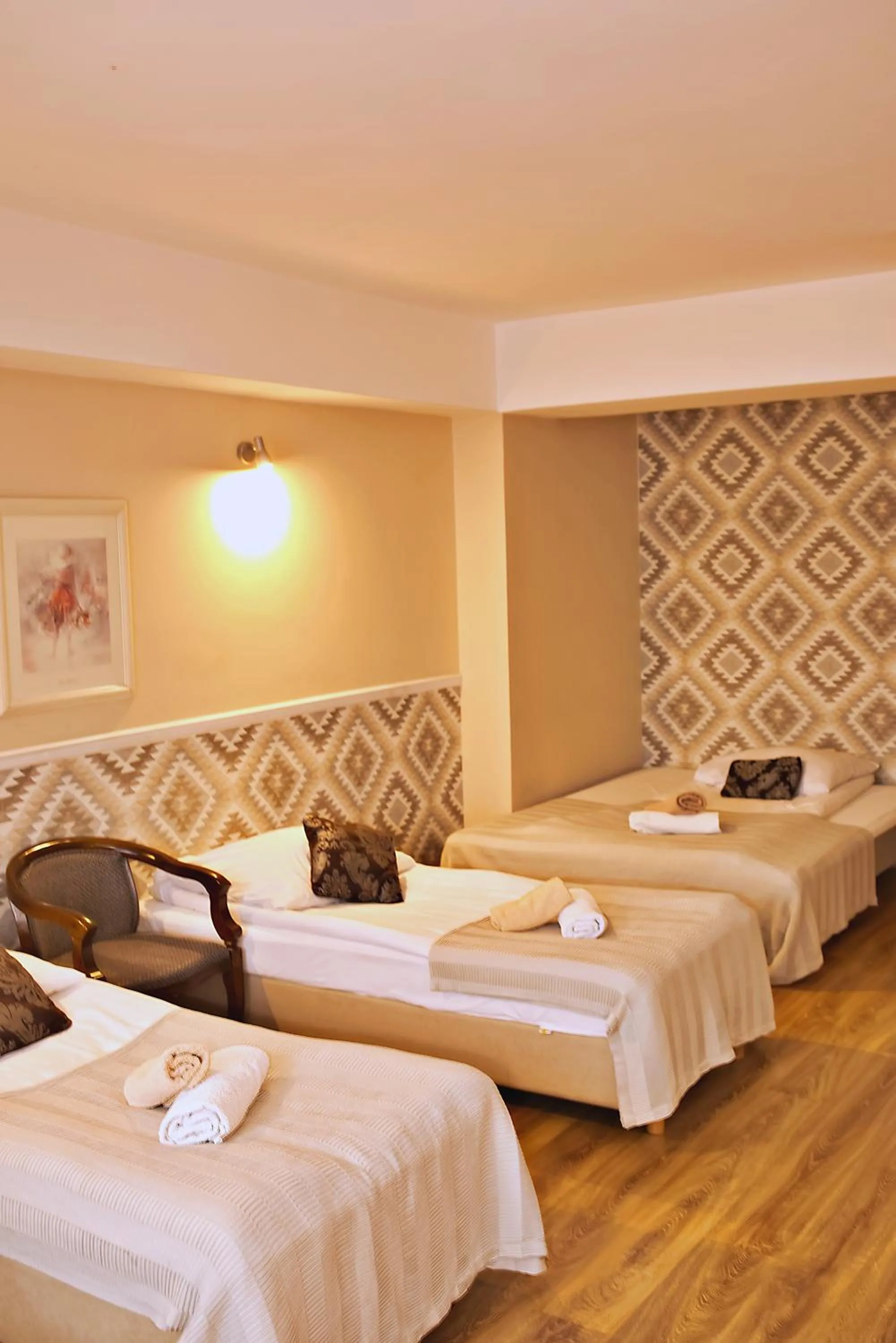 Bed in Hotel Zajazd Tumidaj