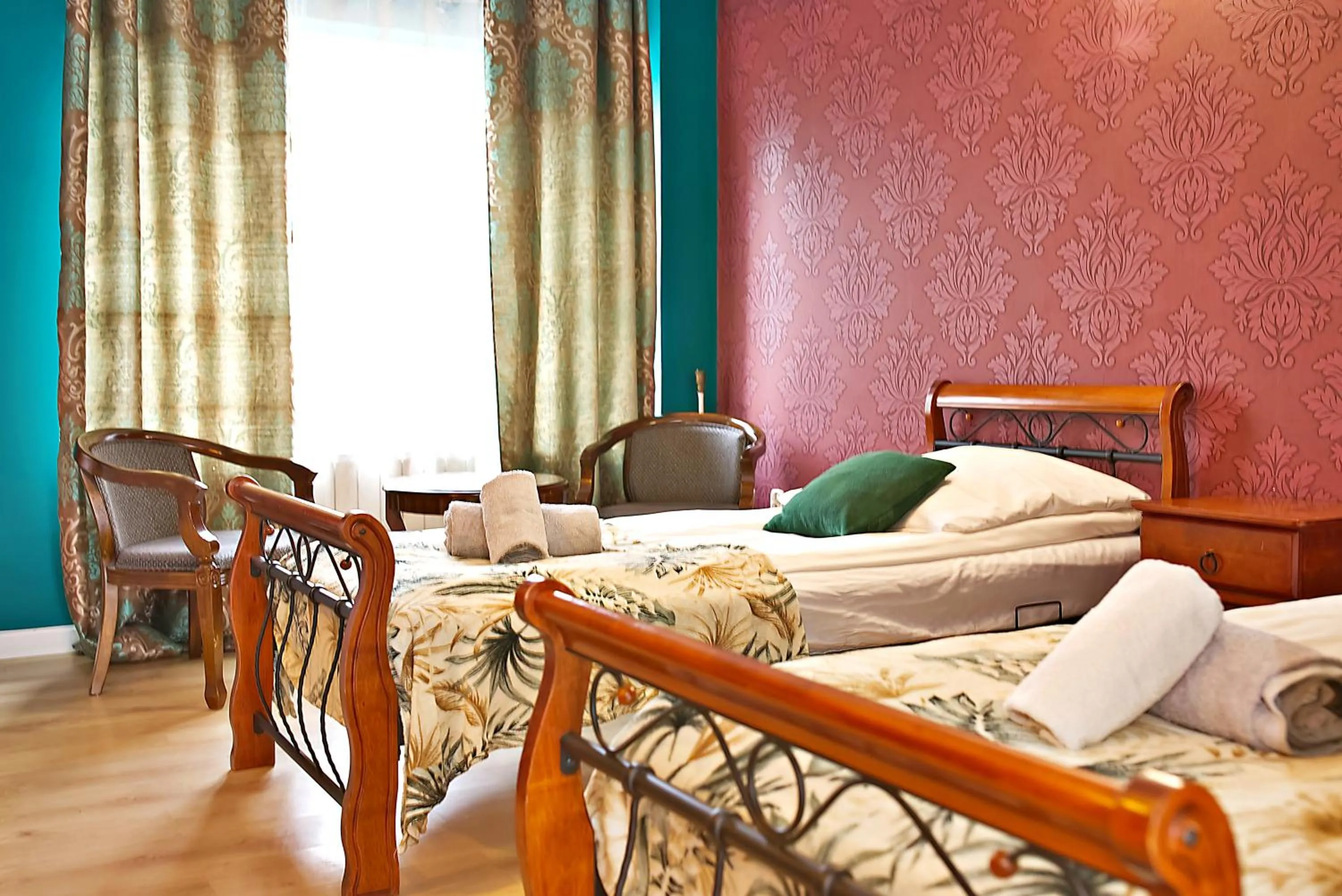 Bed in Hotel Zajazd Tumidaj