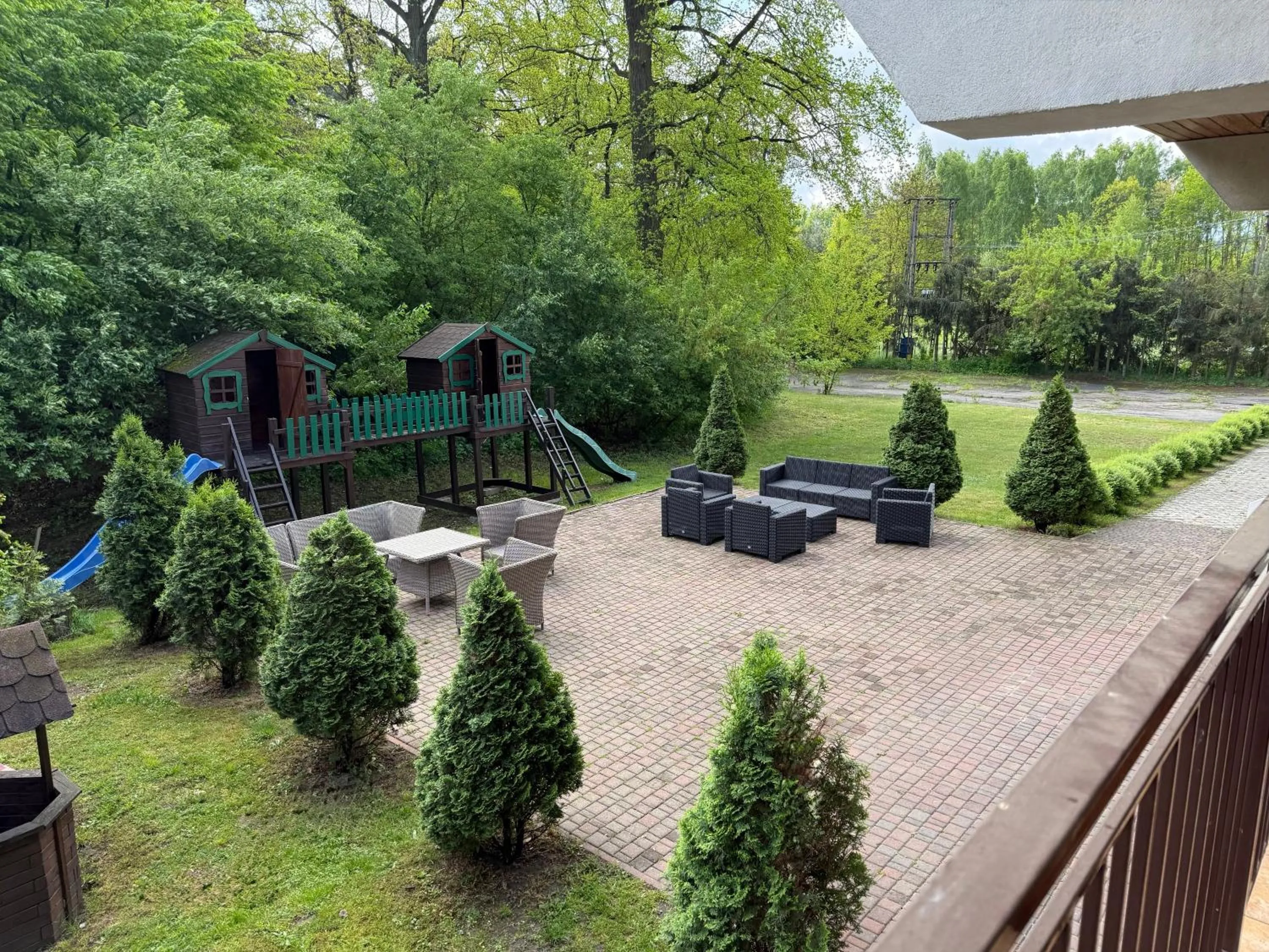 Patio in Hotel Zajazd Tumidaj