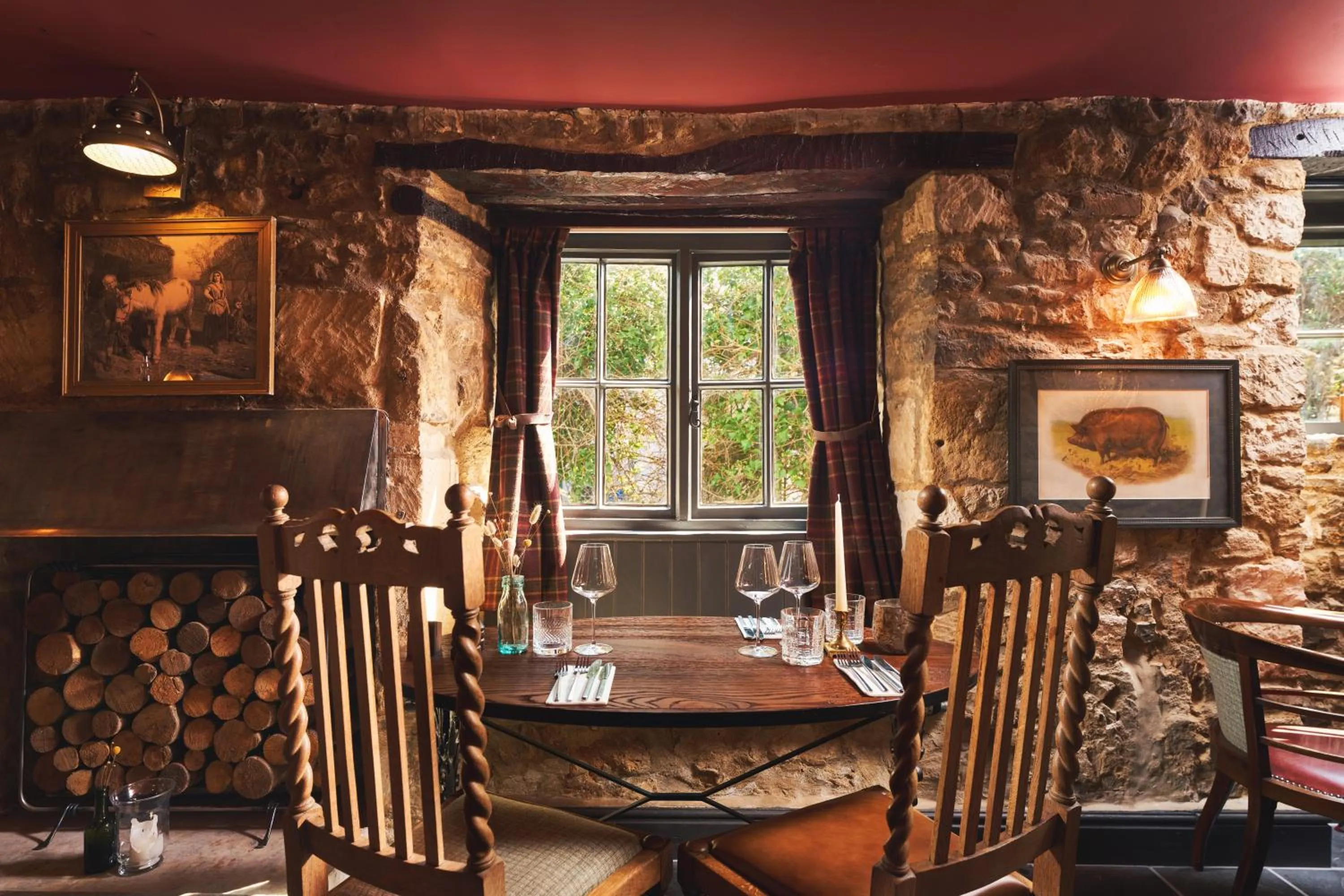 Dining area in The Masons Arms