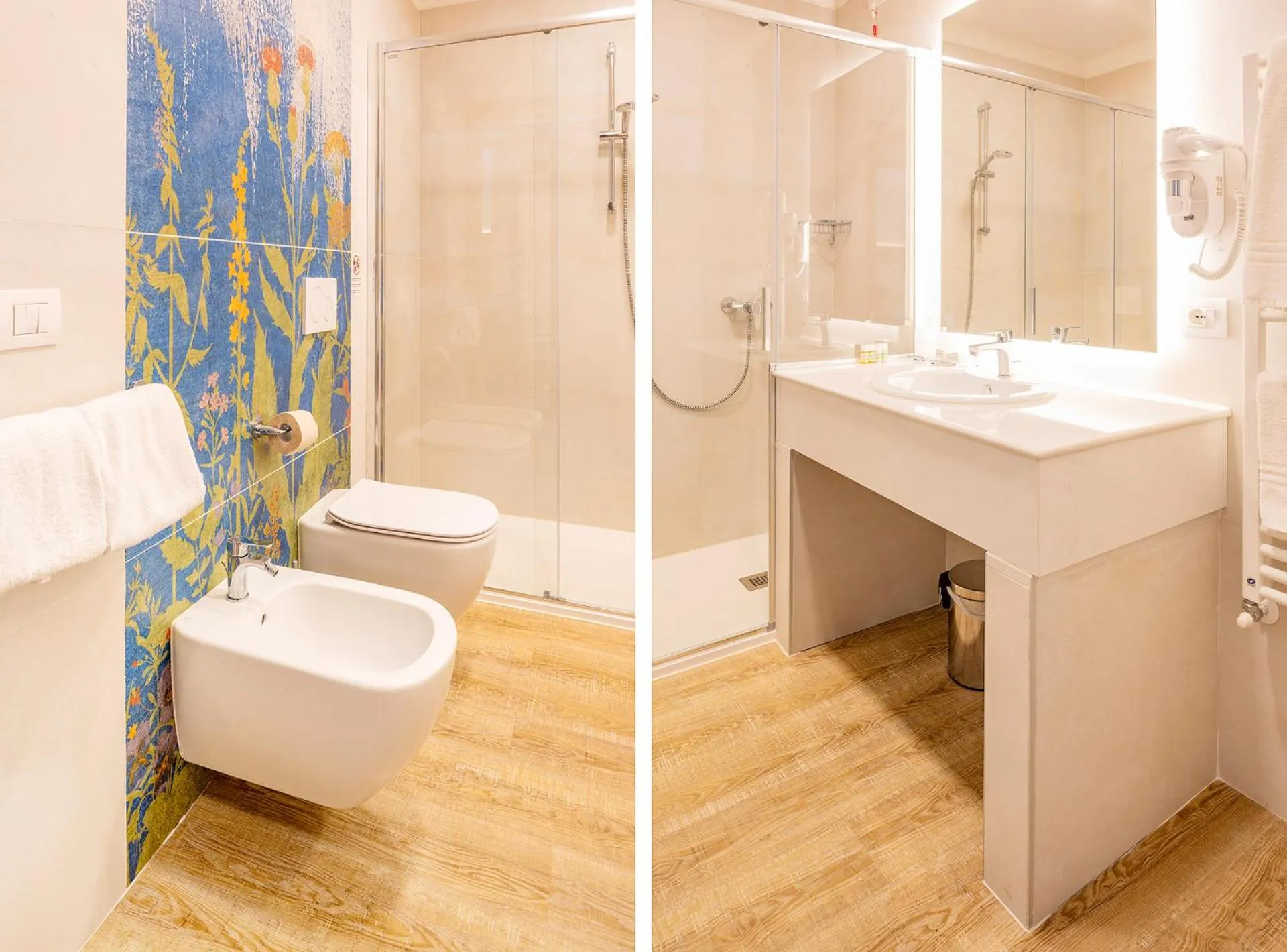 Shower in Hotel Centrale