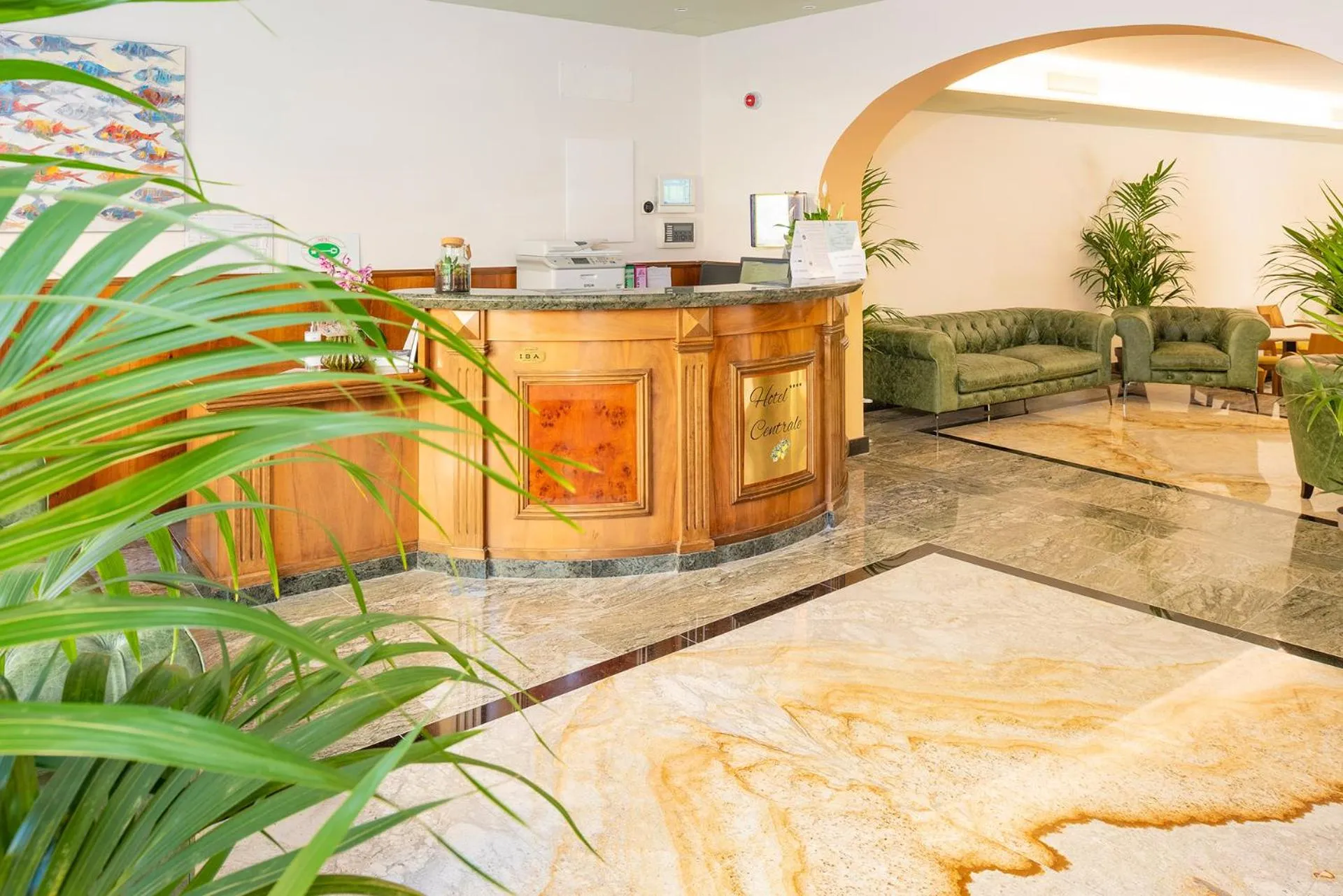 Lobby or reception in Hotel Centrale