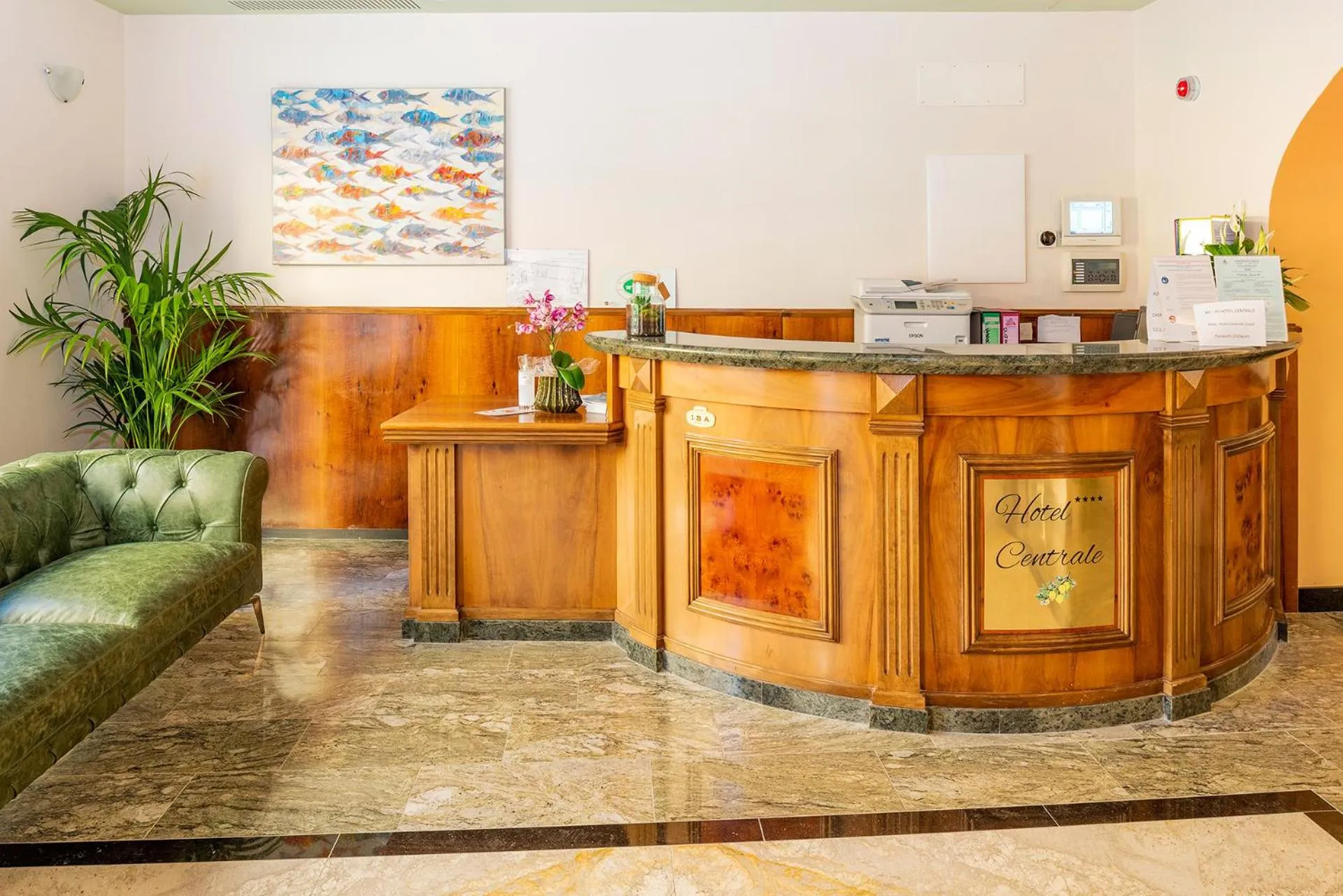 Lobby or reception in Hotel Centrale