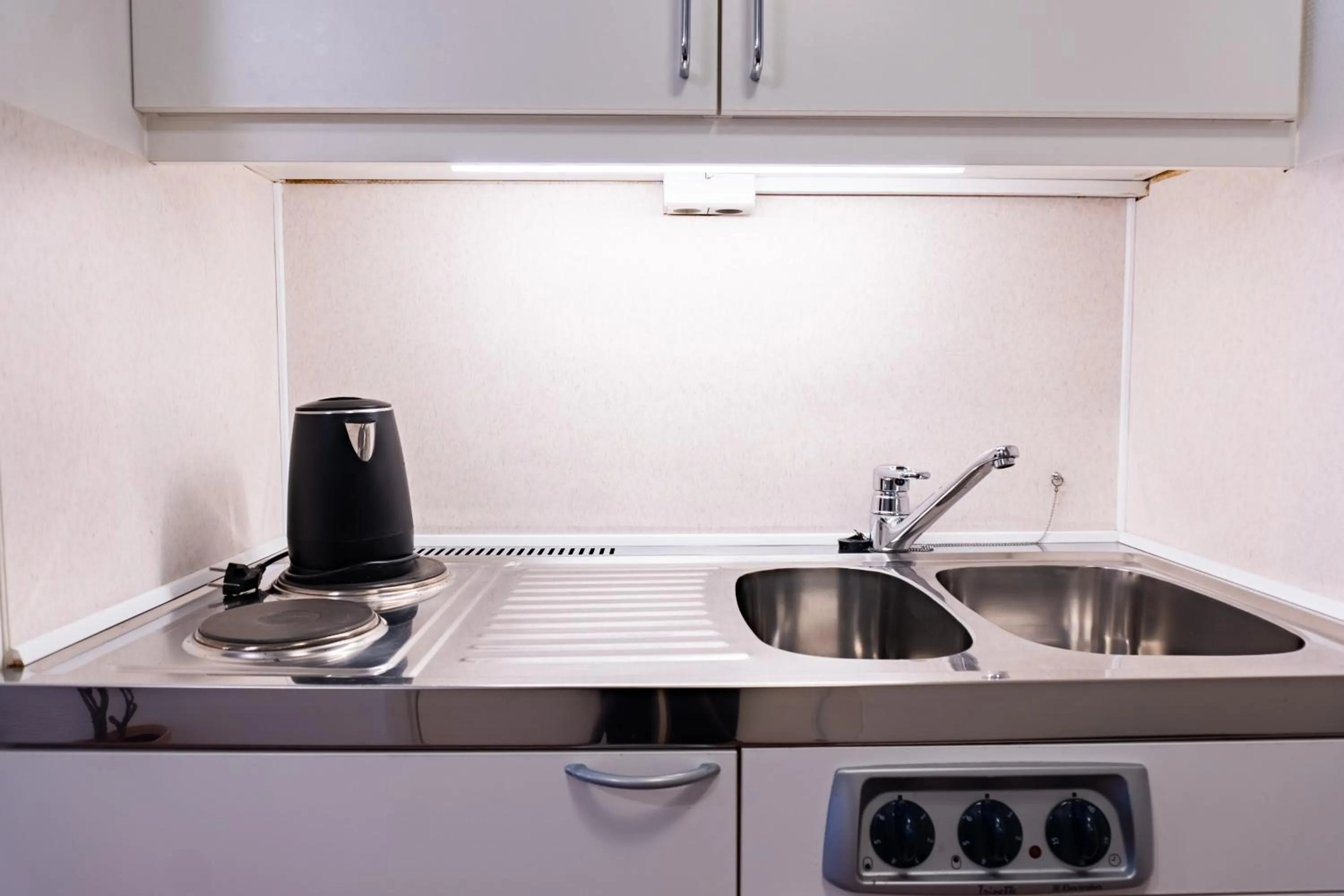 Kitchen or kitchenette in Palads Hotel