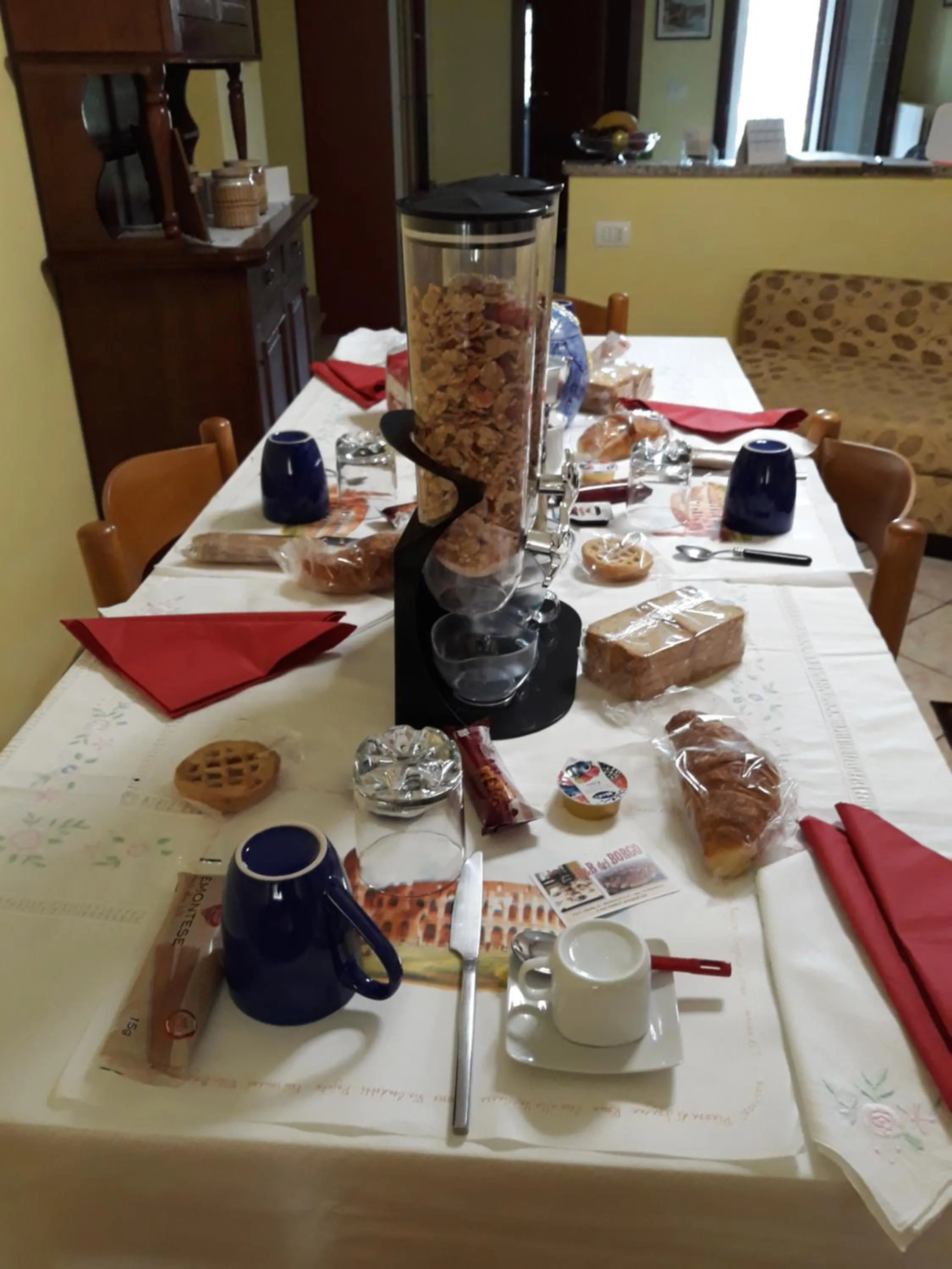 Food and drinks in B&B del Borgo