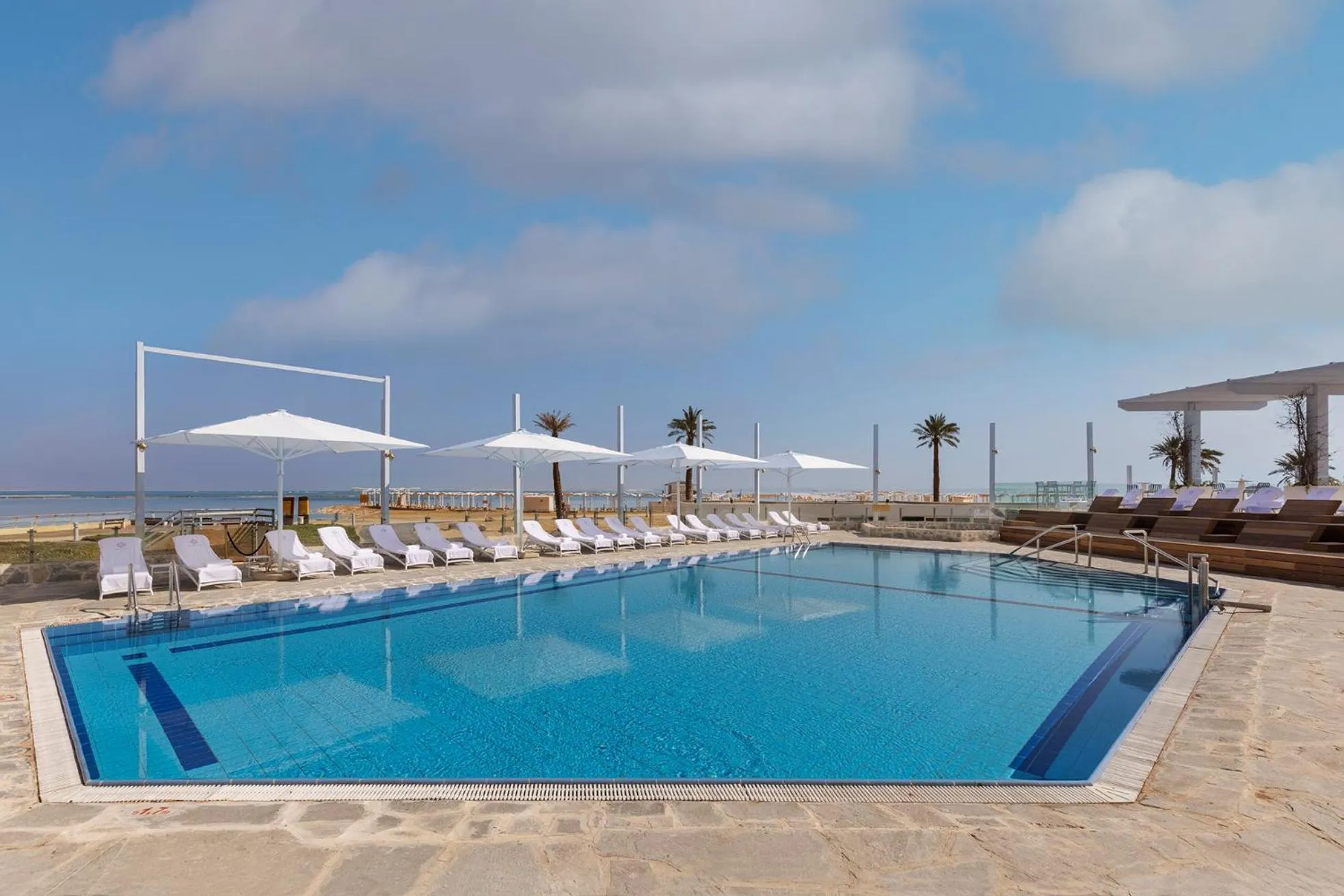 Swimming pool in Herbert Samuel Hod Dead Sea Hotel