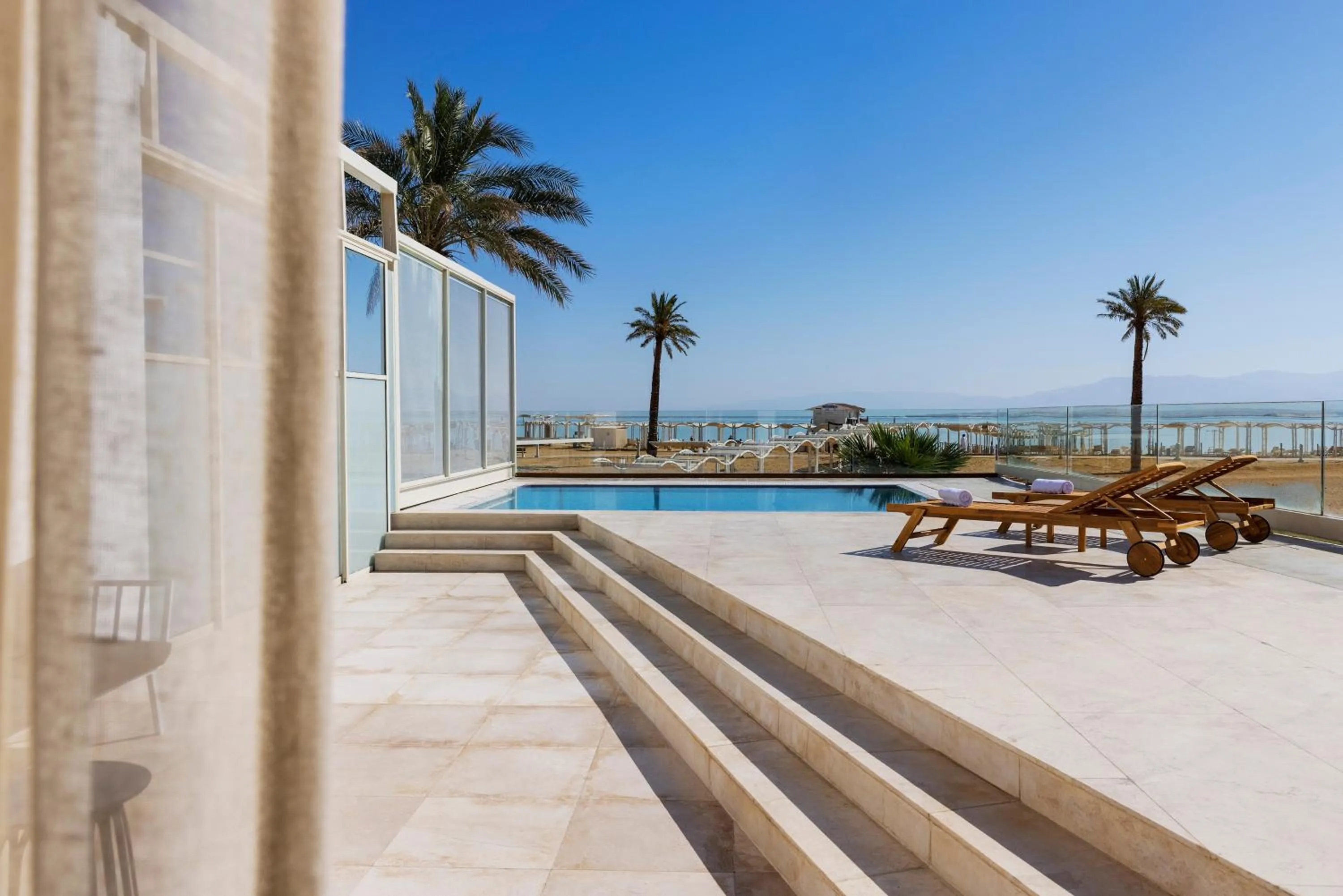 Pool view in Herbert Samuel Hod Dead Sea Hotel