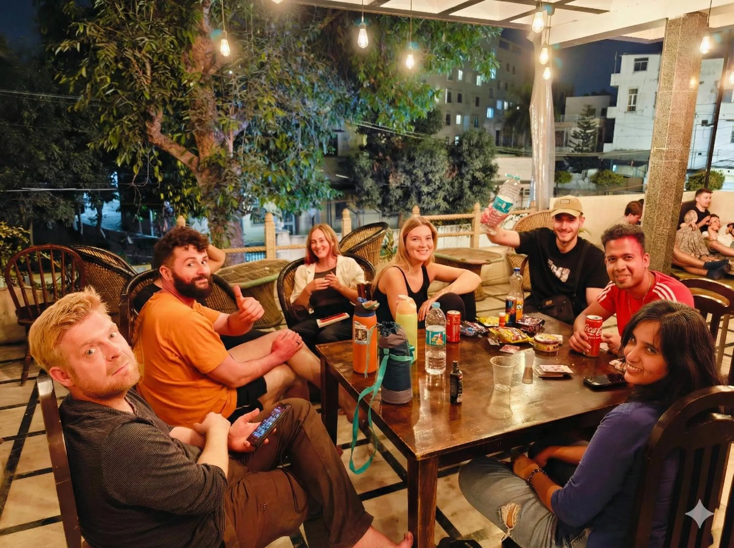 Balcony/Terrace in Hoztel Jaipur