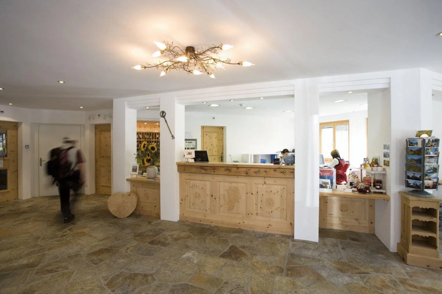 Lobby or reception in Hotel Seraina