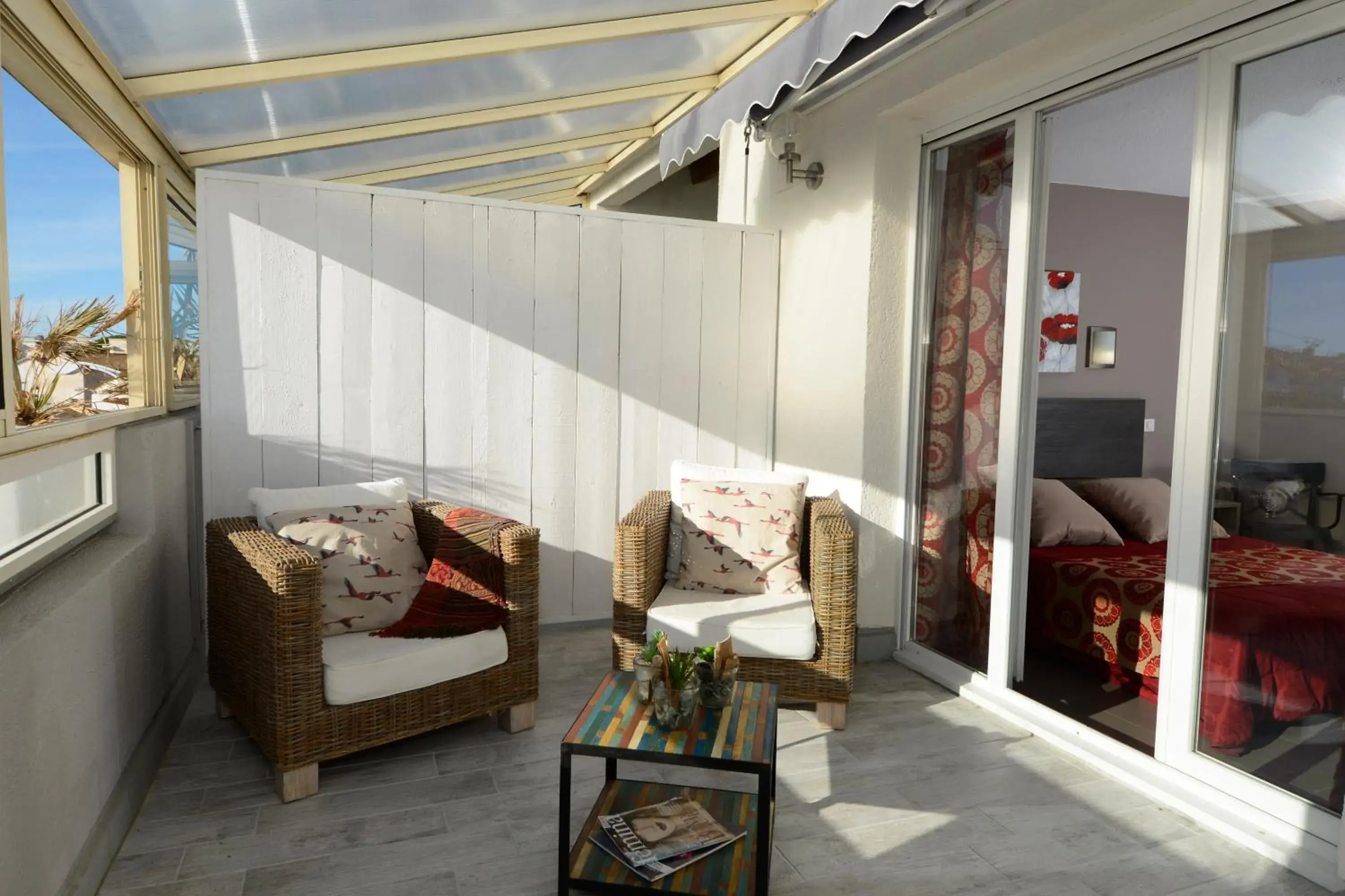 Double Room with Terrace and Harbor View in Le Maray Double Room with Terrace and Harbor View in Le Maray