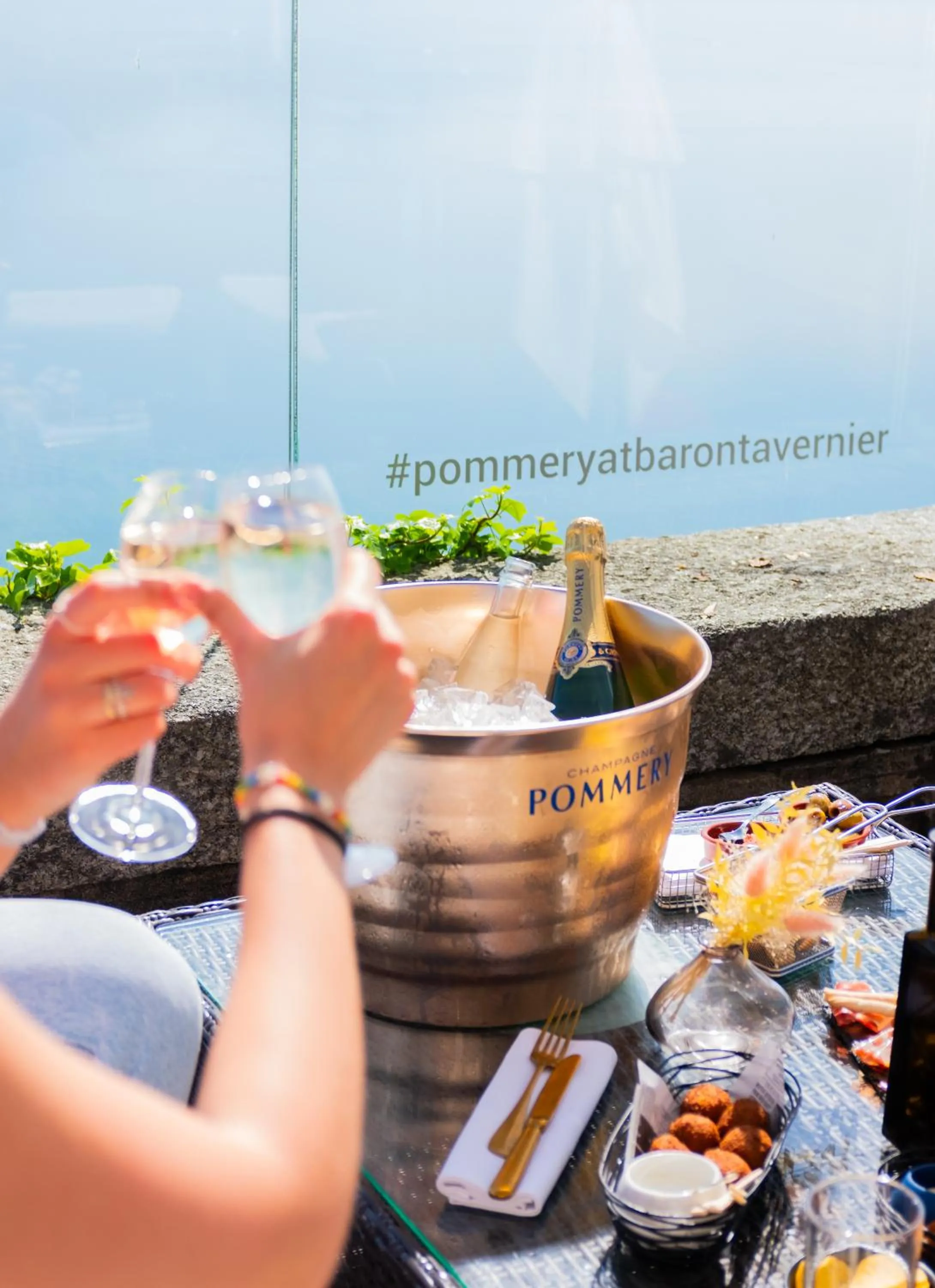 Patio in Baron Tavernier Hotel Restaurant & SPA
