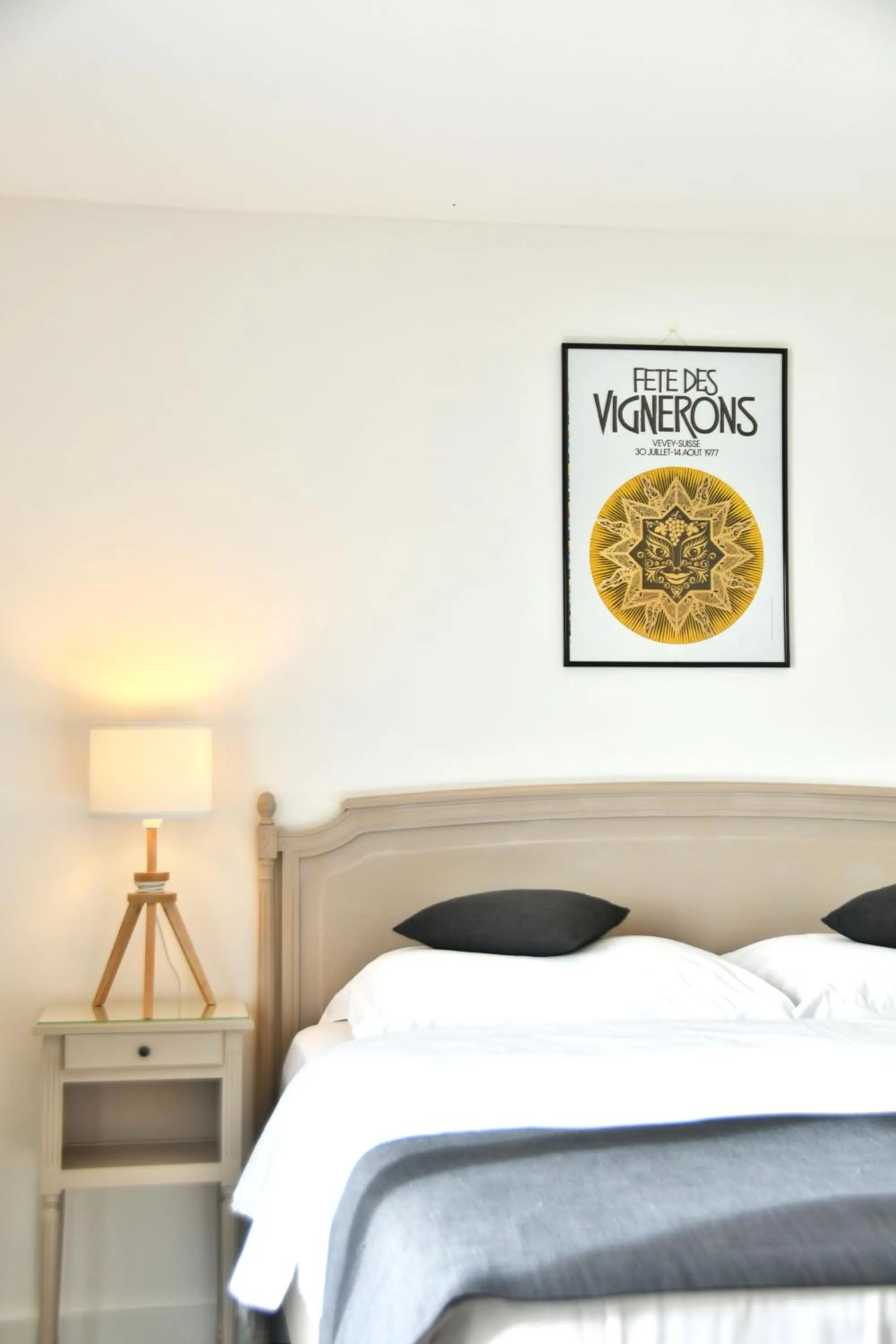 Bed in Baron Tavernier Hotel Restaurant & SPA