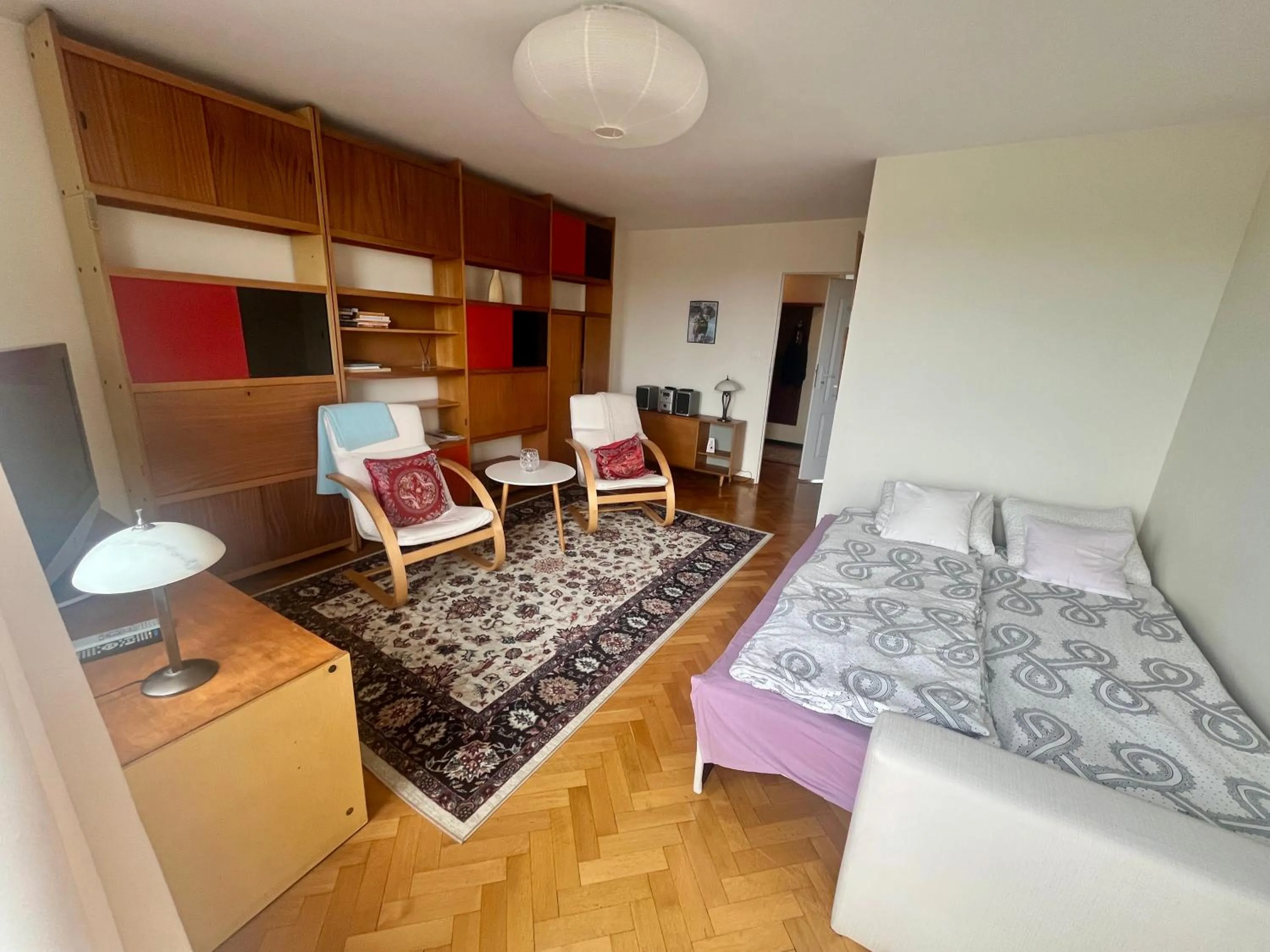 Bed in Stylowy apartament Centrum Gdyni