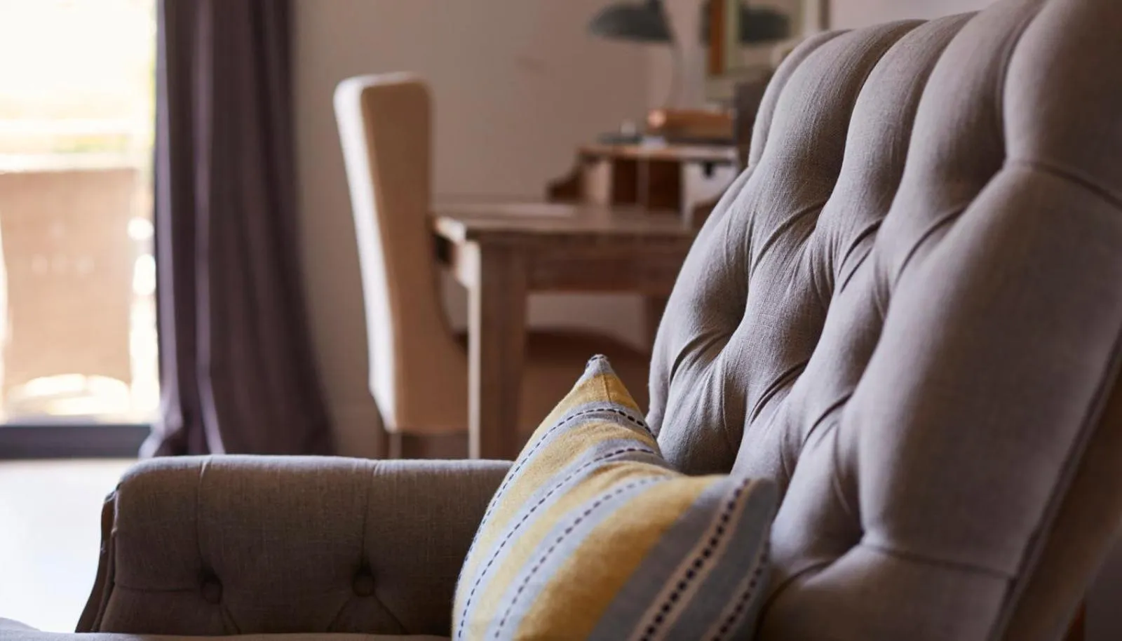 Seating area in The Swan, Streatley, Berkshire