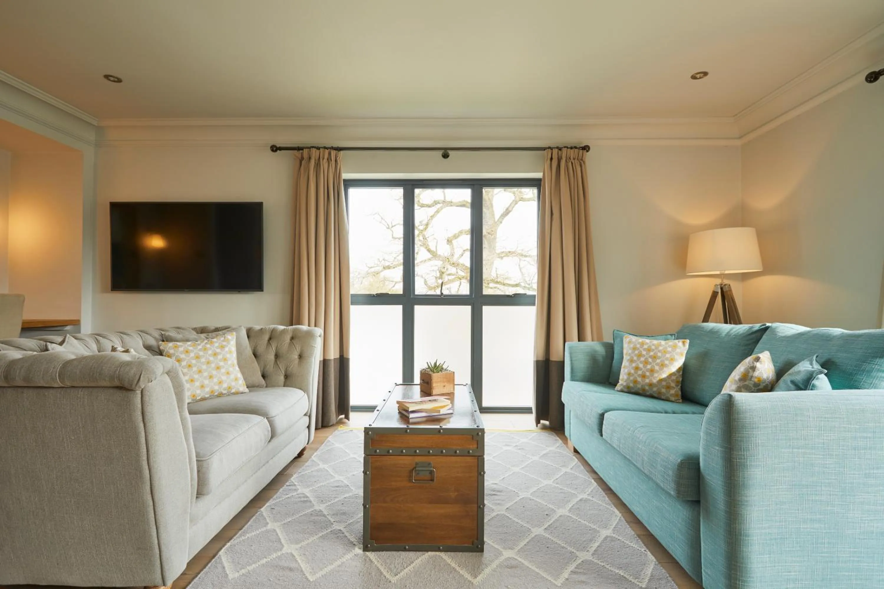 Seating area in The Swan, Streatley, Berkshire