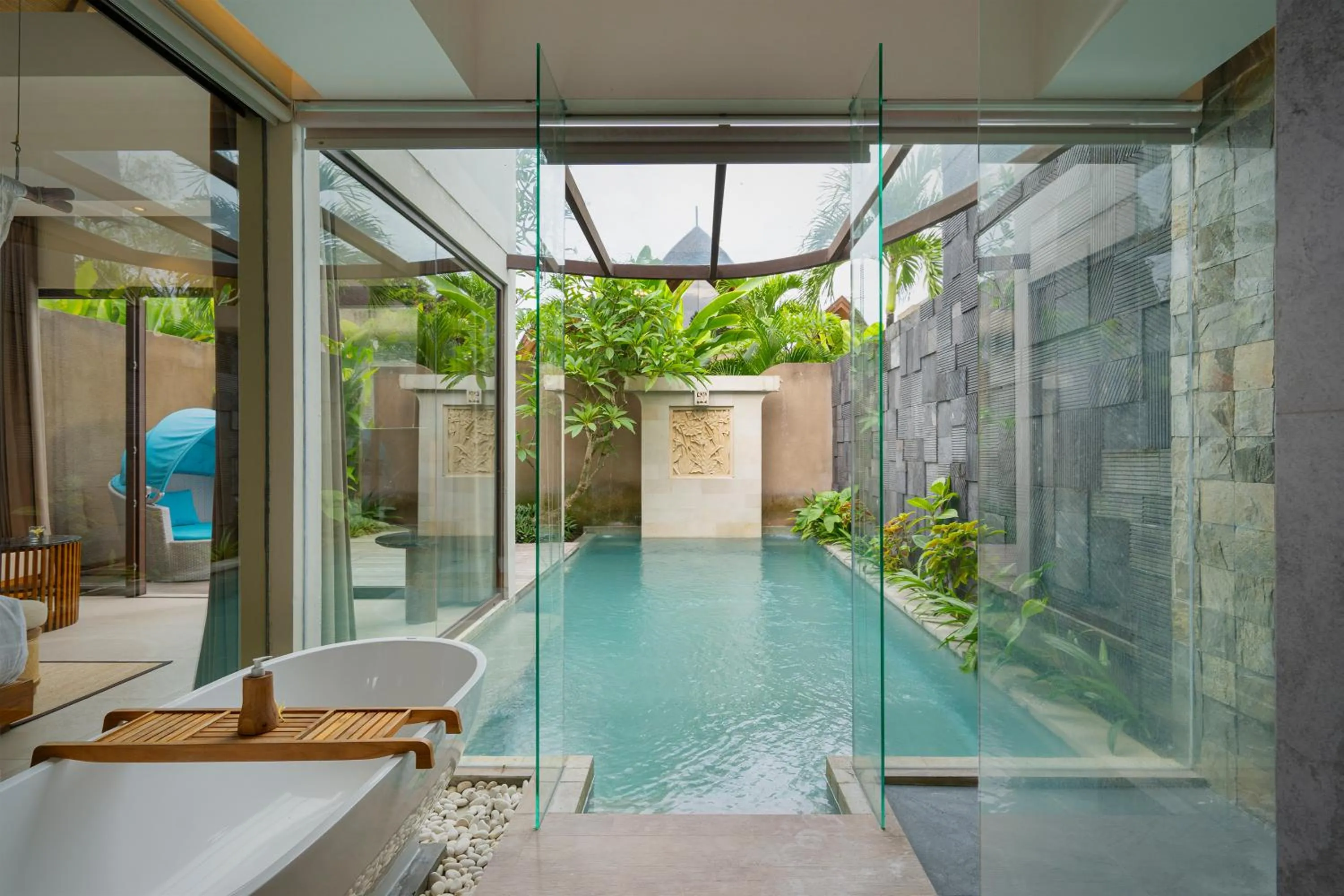 Swimming pool in Lalasa Villas Canggu