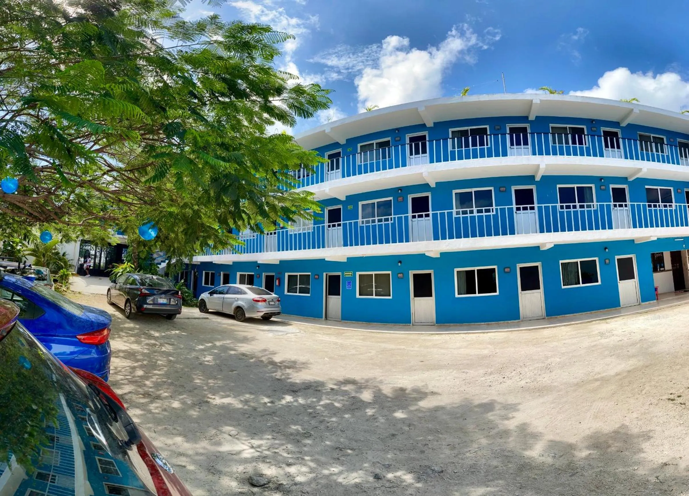 Property building in Blue Coconut Cancun Hotel