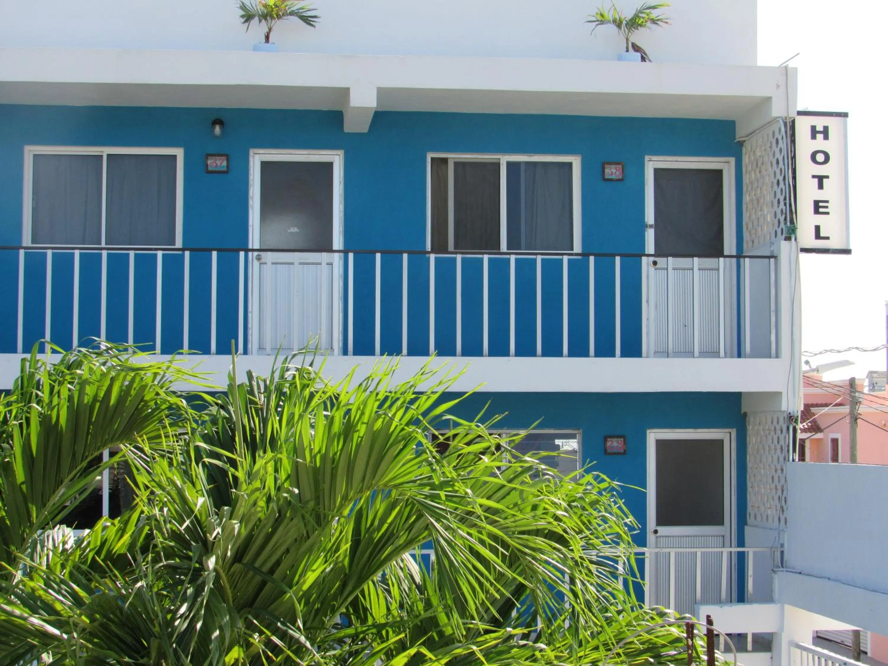 Property building in Blue Coconut Cancun Hotel