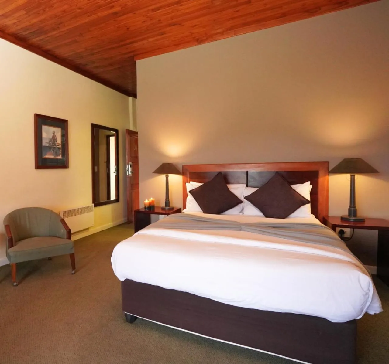 Bed in Magoebaskloof Hotel