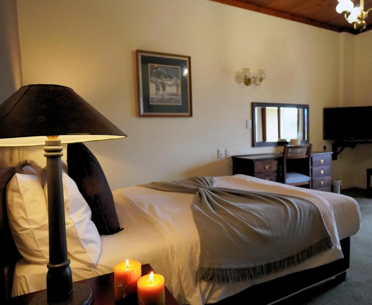 Bed in Magoebaskloof Hotel