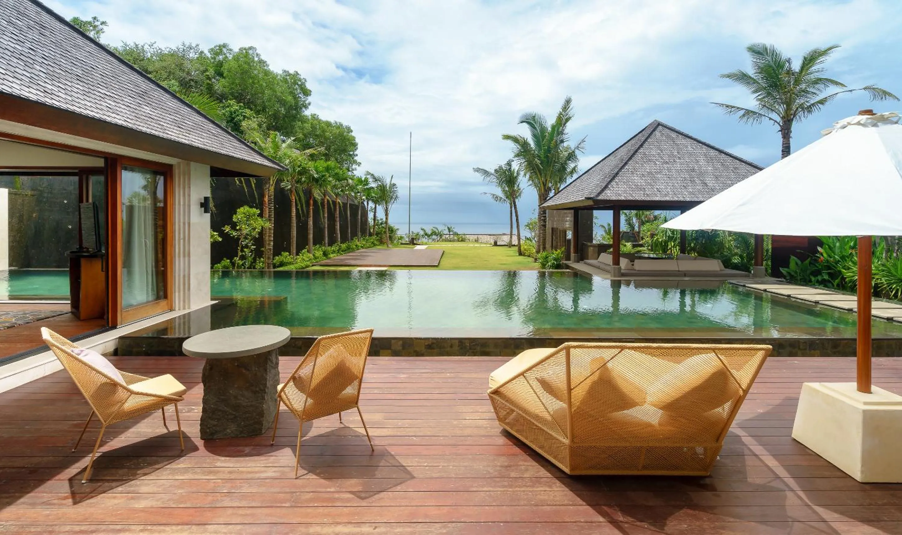 Garden view in The Edge Bali