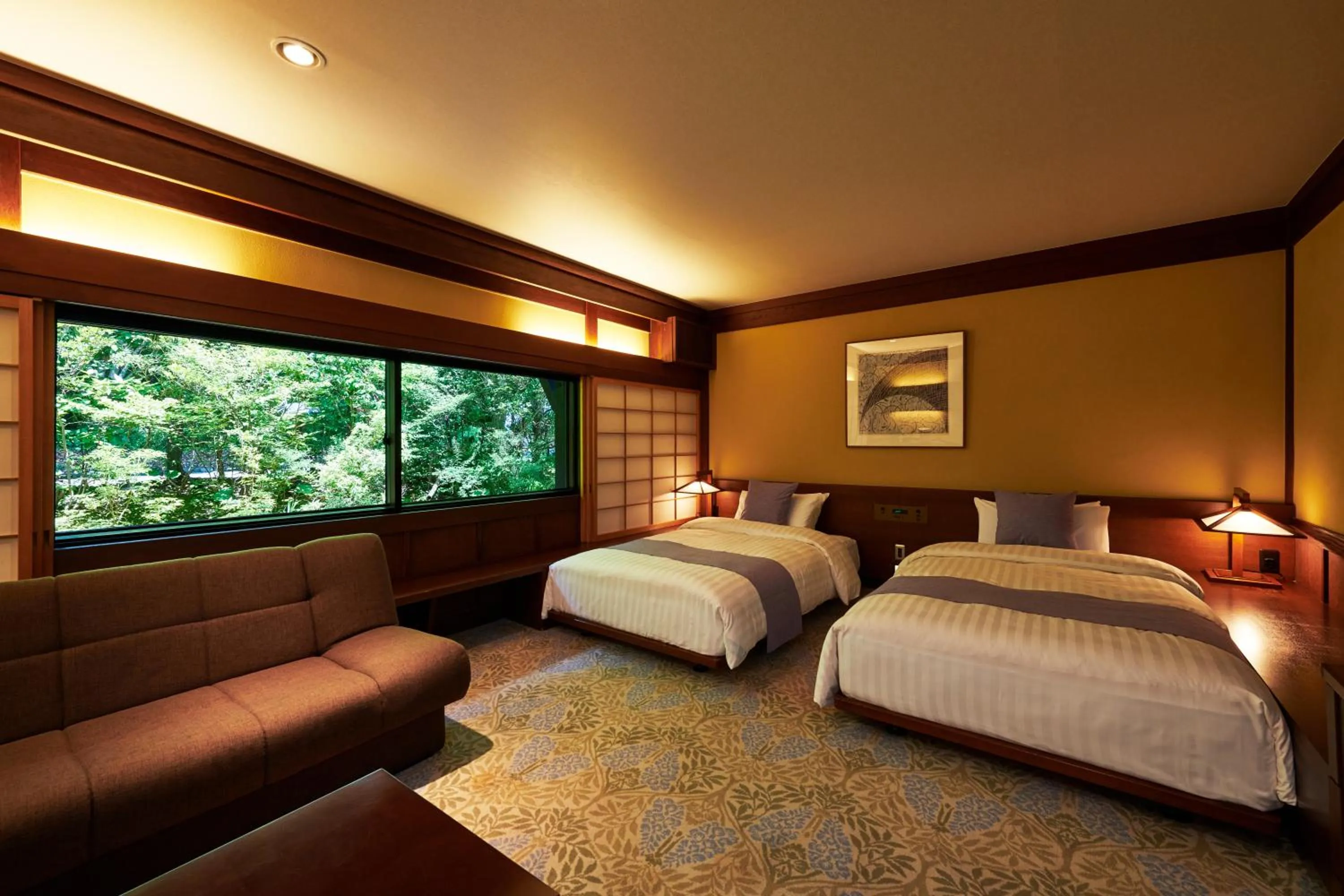 Photo of the whole room, Bed in Yamaha Resort Katsuragi Kitanomaru