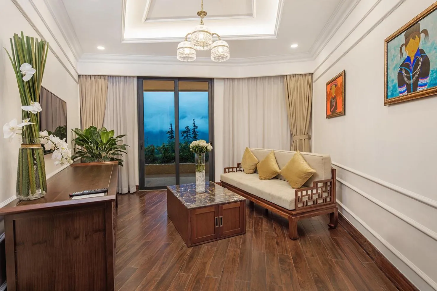 Living room in Silk Path Grand Sapa Resort & Spa