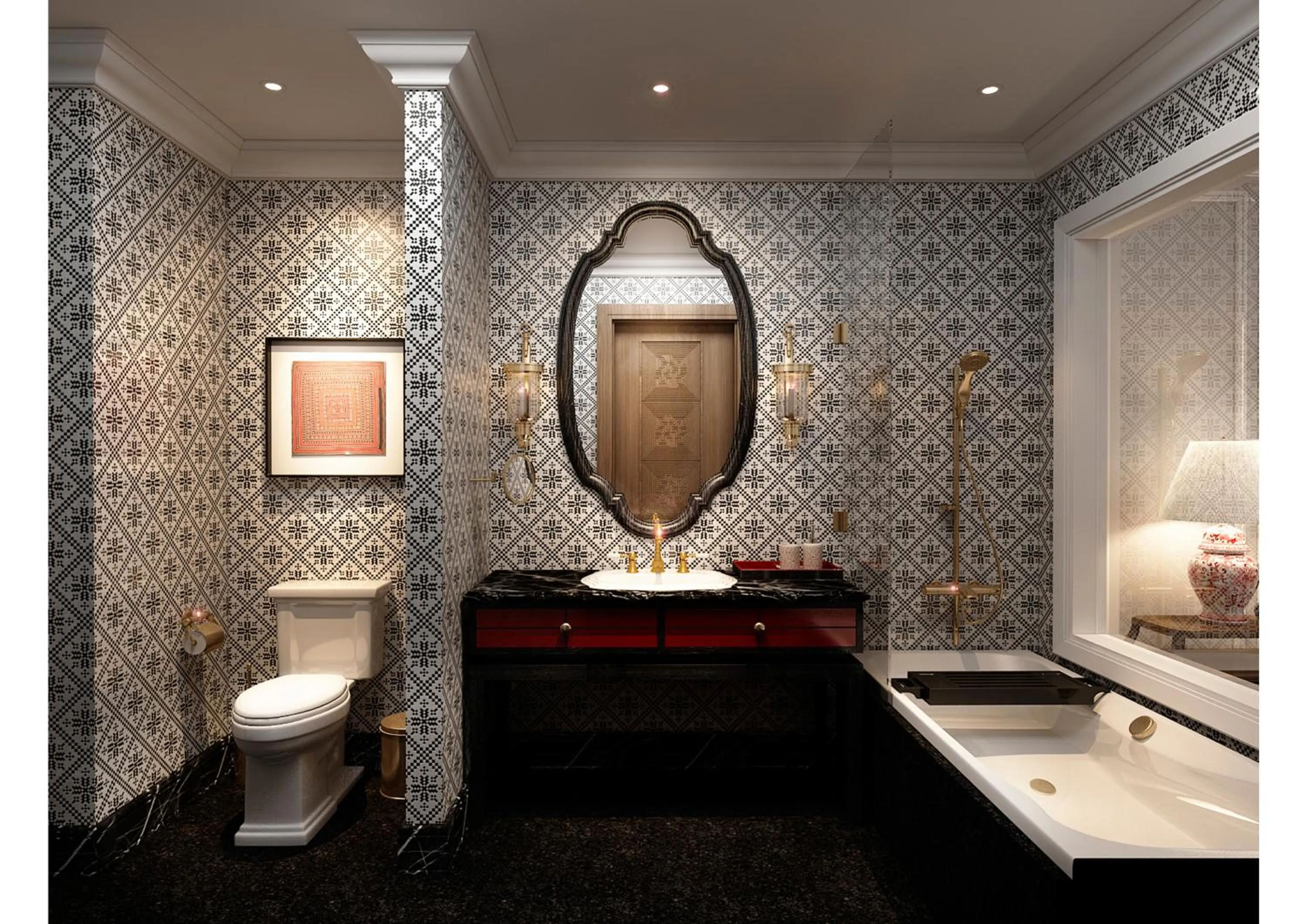 Bathroom in Silk Path Grand Sapa Resort & Spa