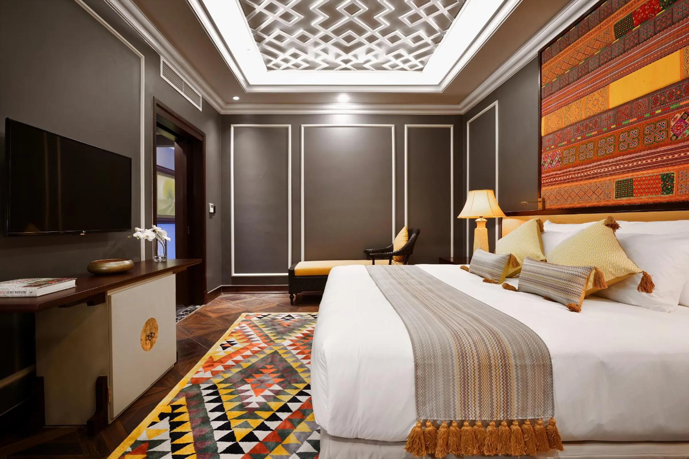 Floor plan, Bed in Silk Path Grand Sapa Resort & Spa